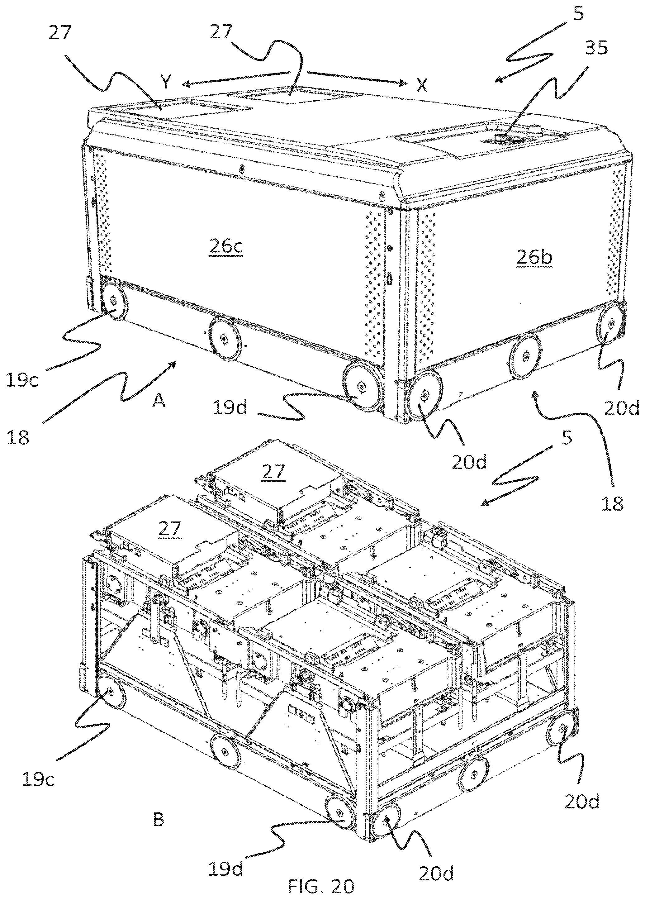 Patent US12319165 Figure 19 – Automated storage and retrieval system