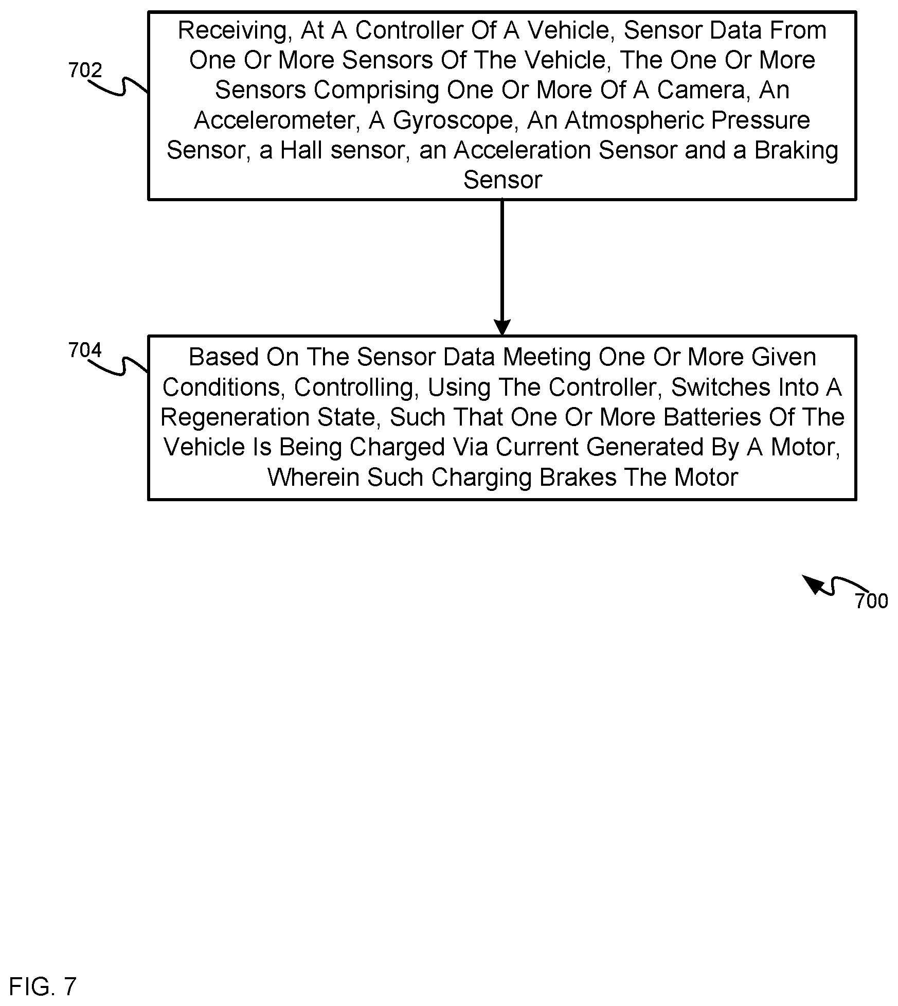 Patent US12319170 Figure 7 – Electric vehicles with battery management and sensors