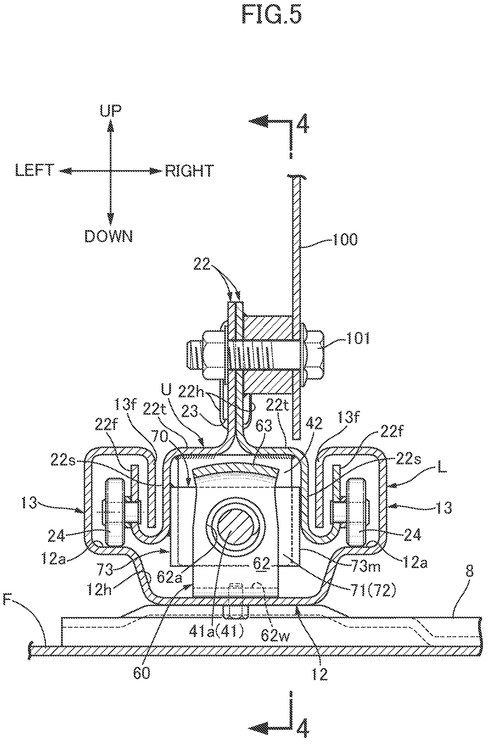 Patent US12319174 Figure 5 – Adjusting device of front and rear positions of seat
