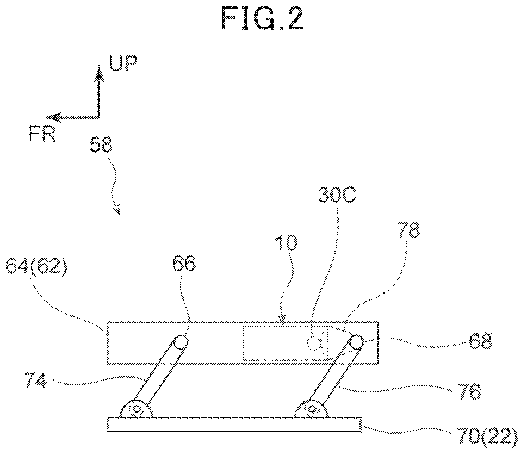 Patent US12319176 Figure 2 – Vehicle seat