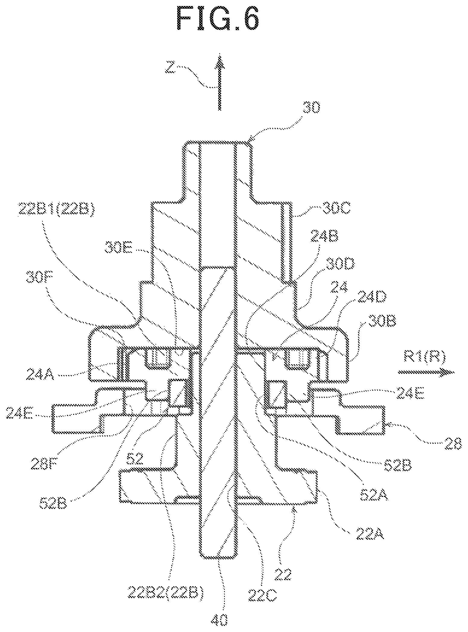 Patent US12319176 Figure 6 – Vehicle seat