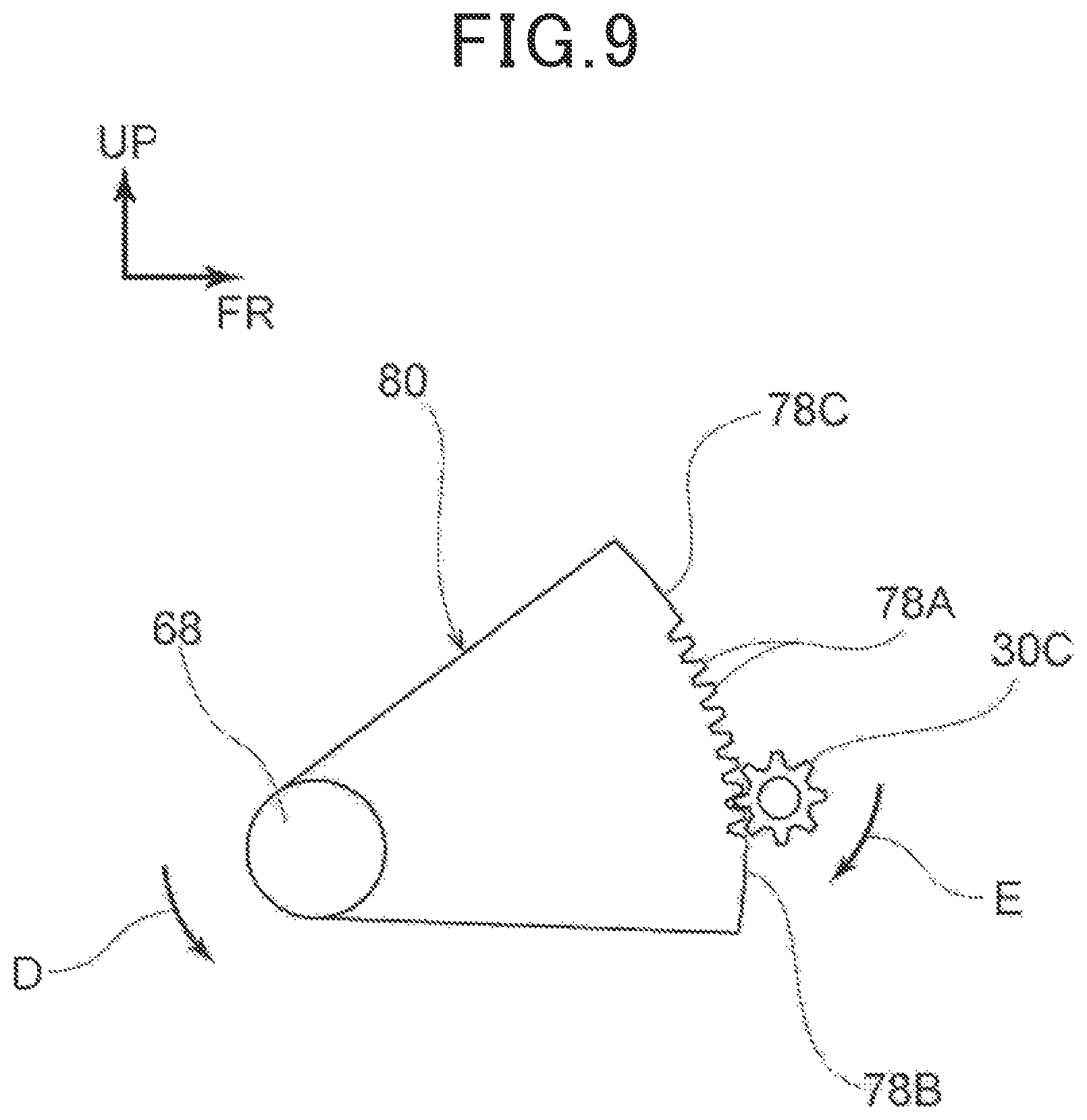 Patent US12319176 Figure 8 – Vehicle seat