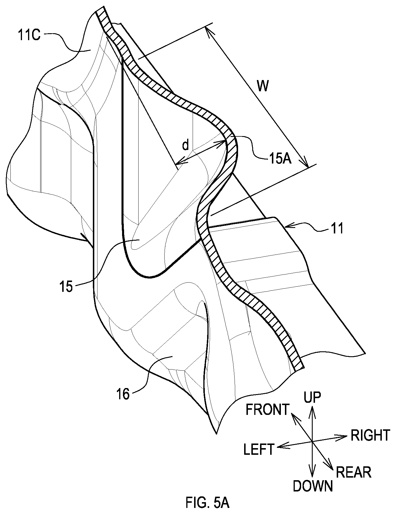 Patent US12319181 Figure 5 – Cushion frame