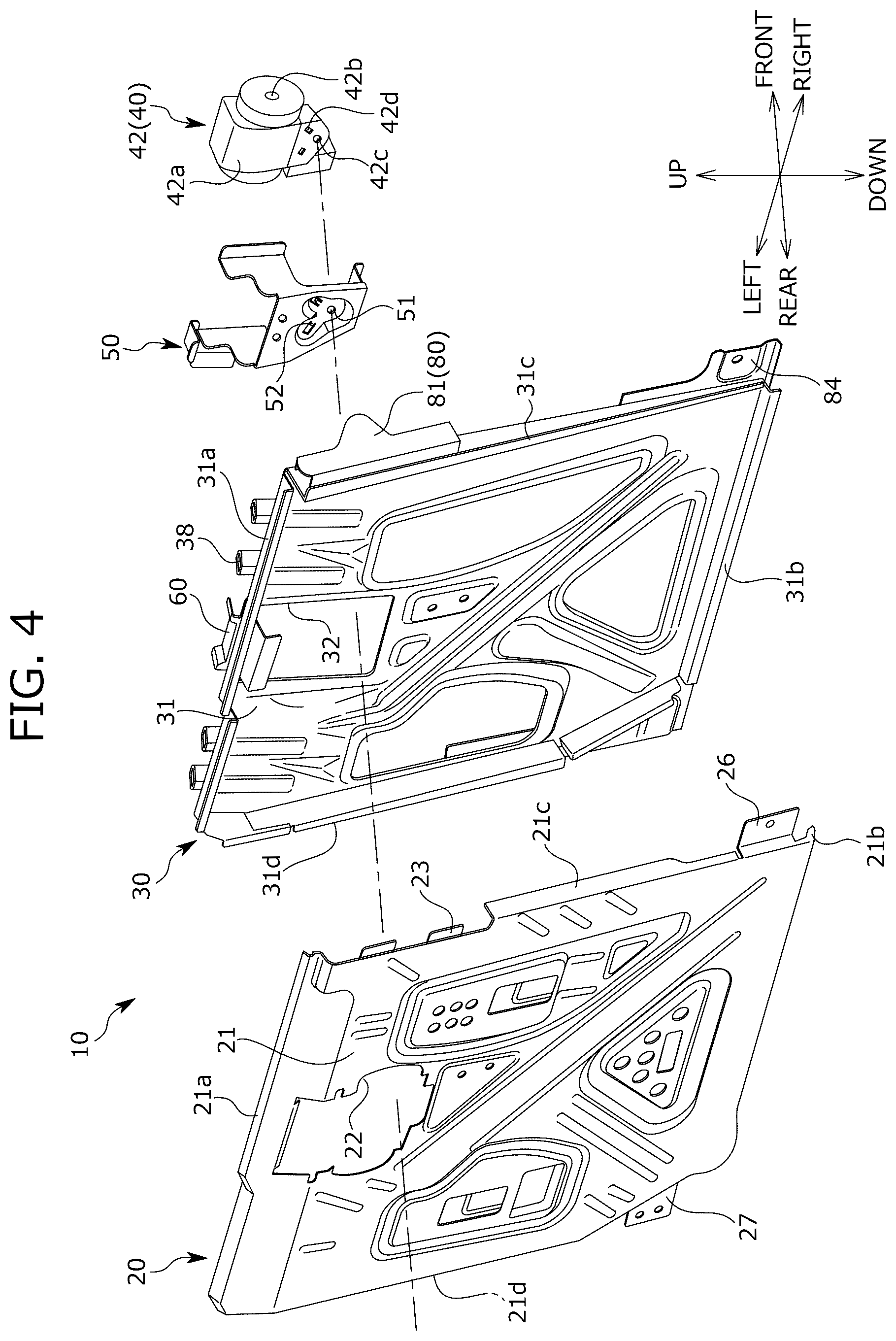 Patent US12319182 Figure 4 – Conveyance seat