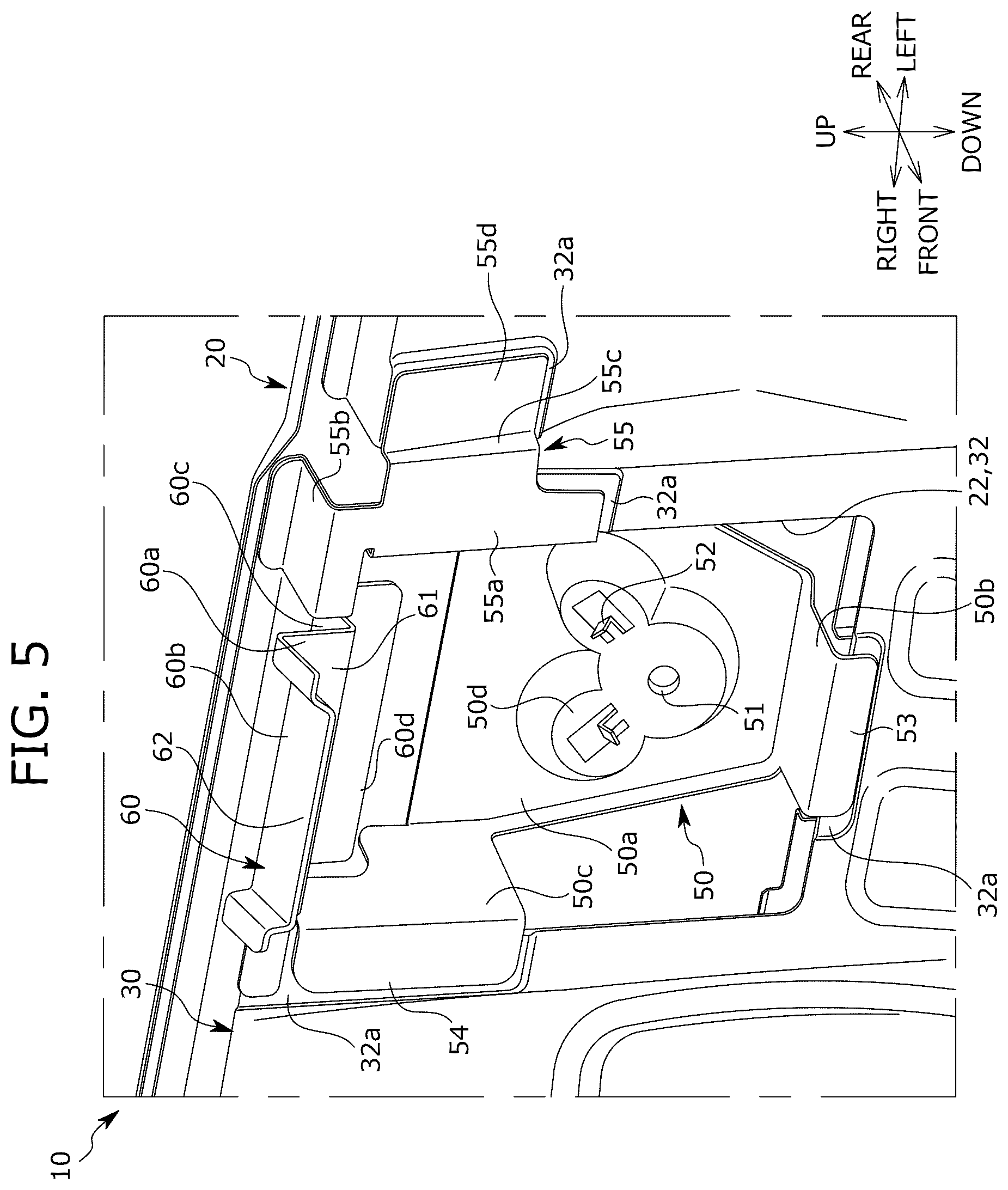 Patent US12319182 Figure 5 – Conveyance seat