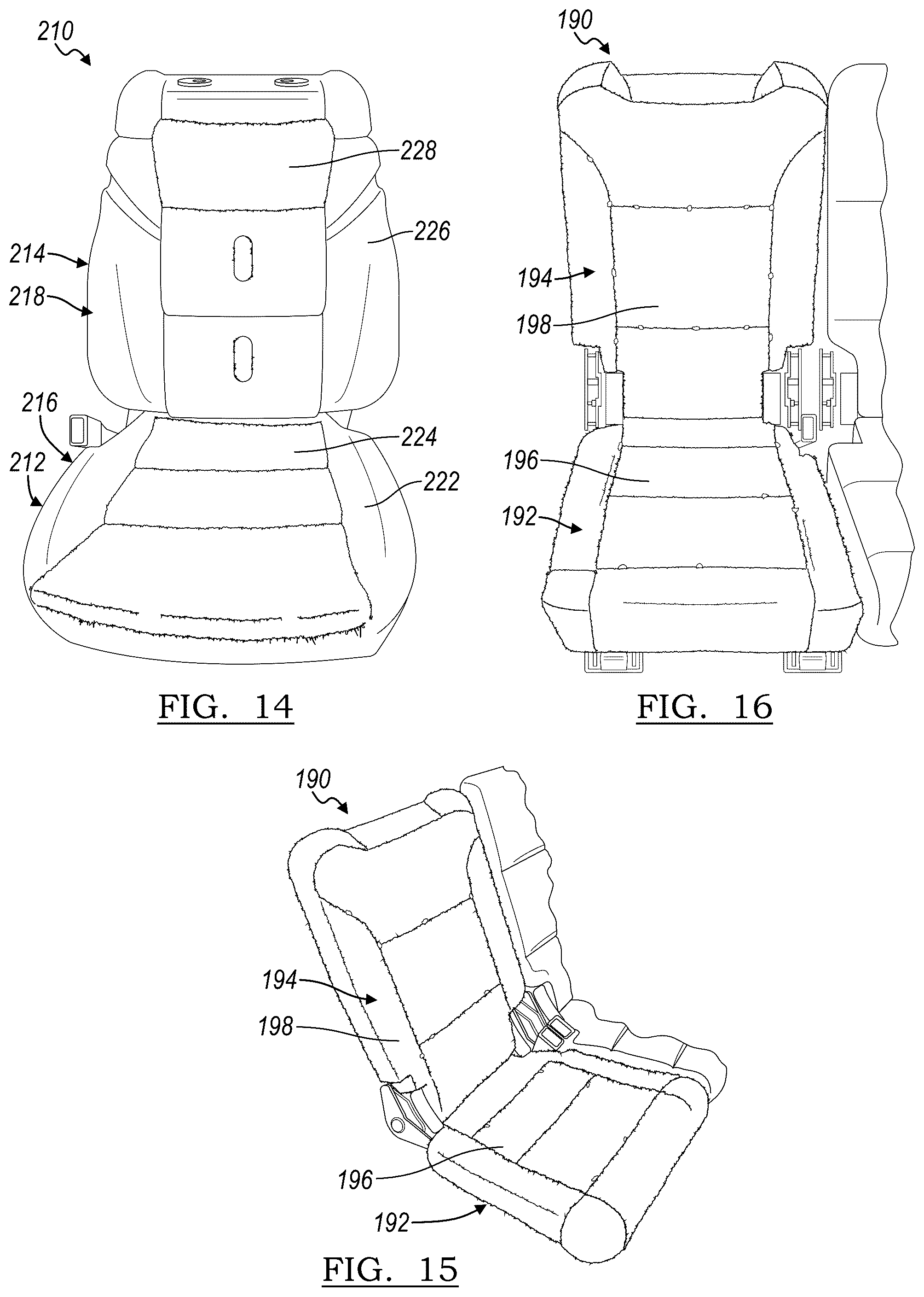 Patent US12319183 Figure 6 – Seat support