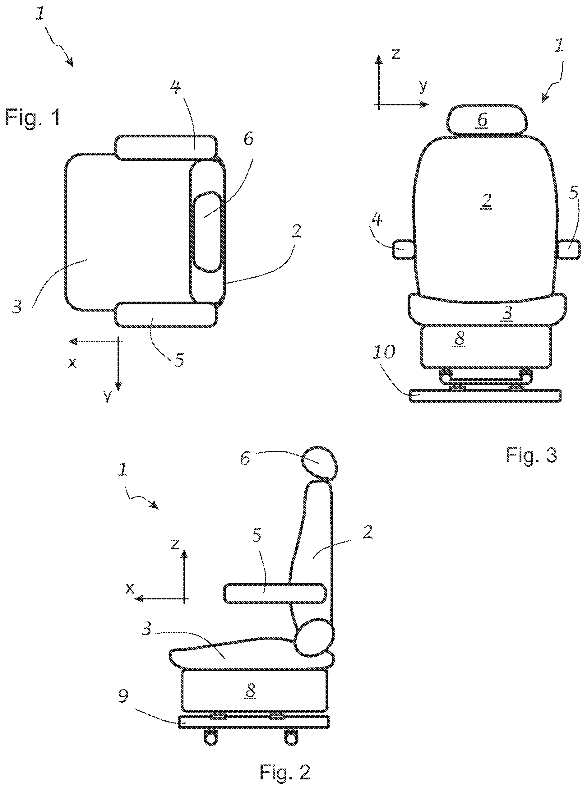 Patent US12319184 Figure 1 – Method and apparatus for state based control of active platforms