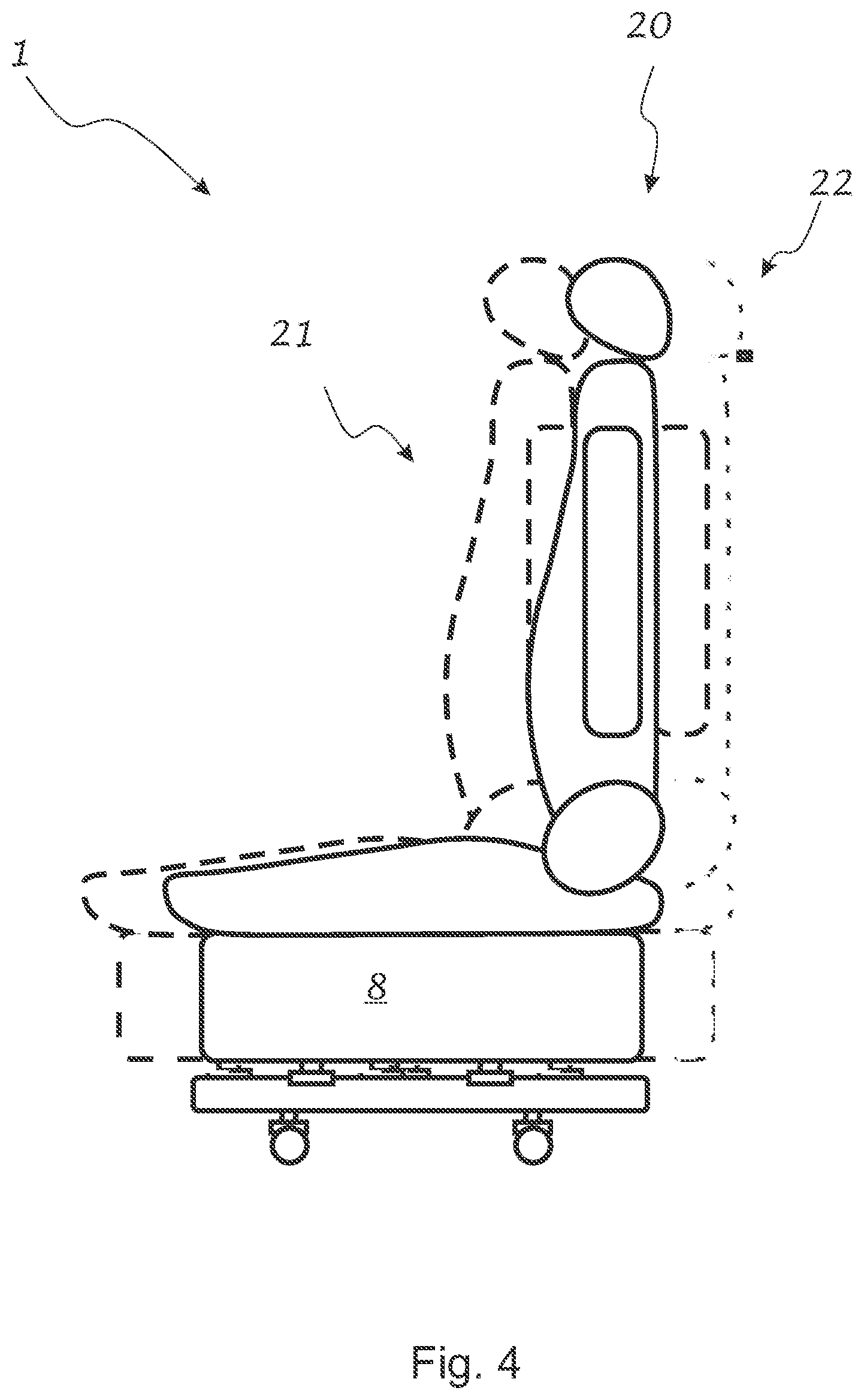 Patent US12319184 Figure 2 – Method and apparatus for state based control of active platforms