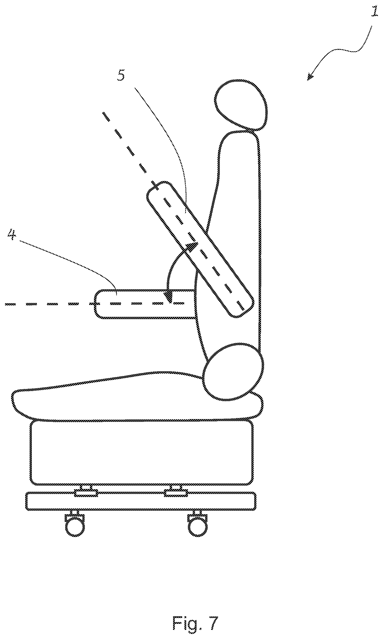 Patent US12319184 Figure 5 – Method and apparatus for state based control of active platforms