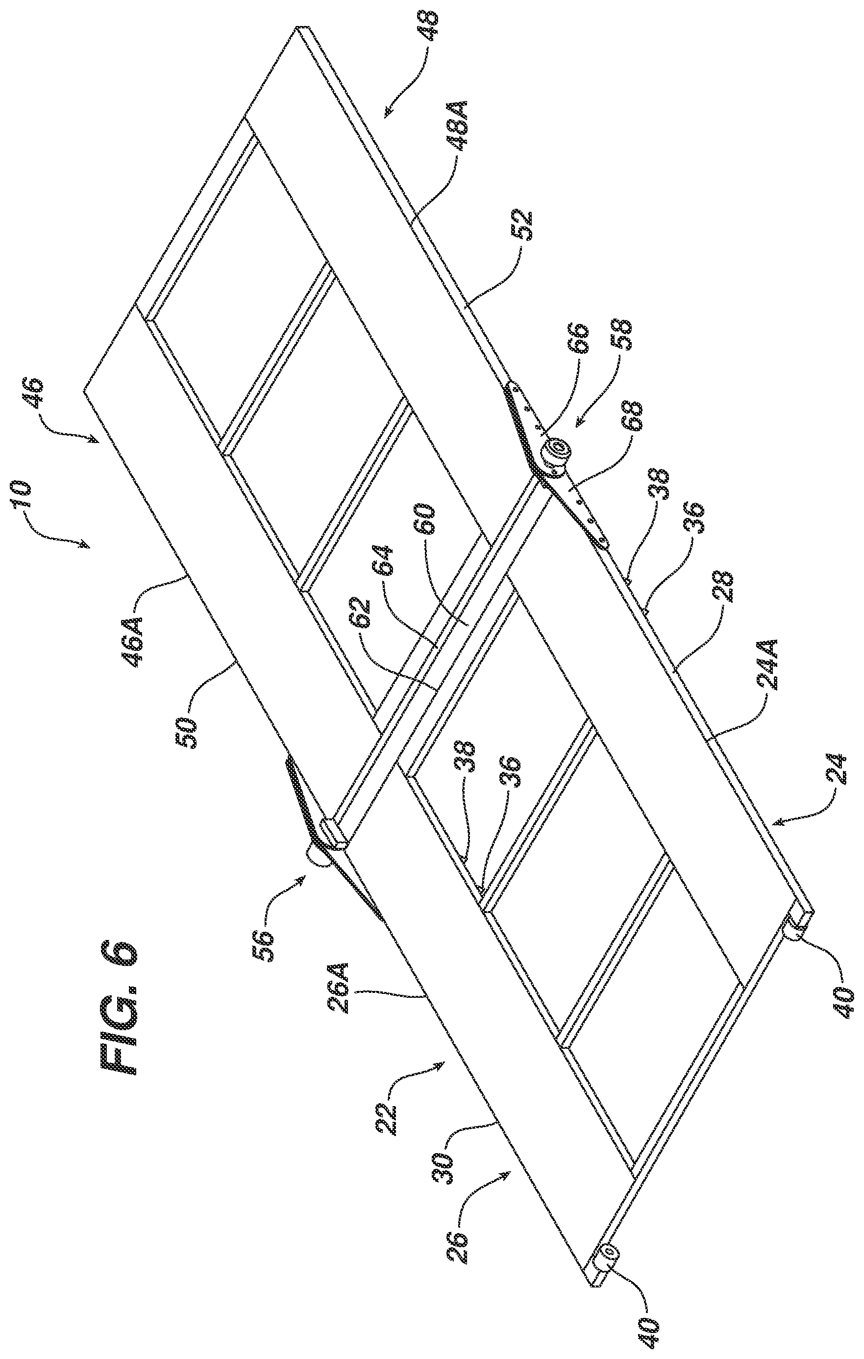 Patent US12319191 Figure 6 – Vehicle bed loading ramp systems