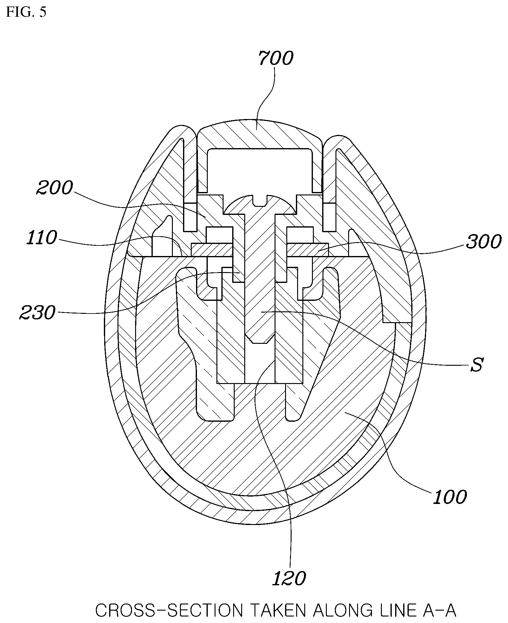 Patent US12319199 Figure 5 – Lighting device of steering wheel and assembling method thereof