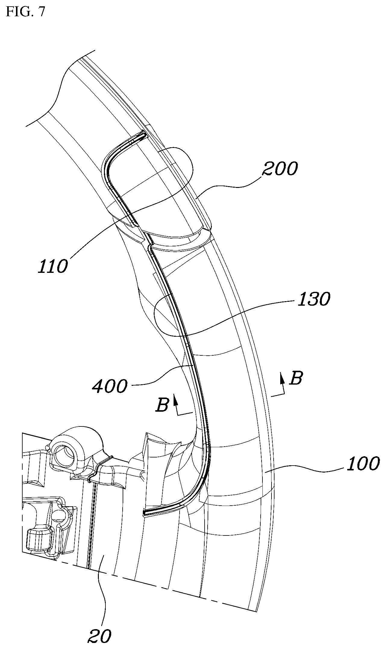 Patent US12319199 Figure 7 – Lighting device of steering wheel and assembling method thereof