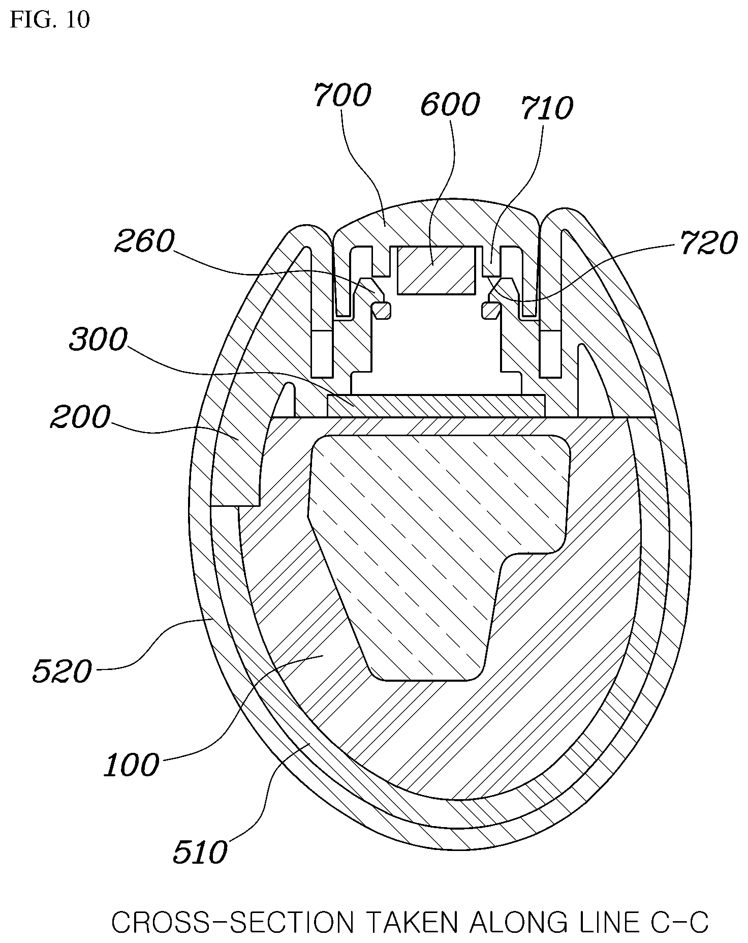 Patent US12319199 Figure 10 – Lighting device of steering wheel and assembling method thereof