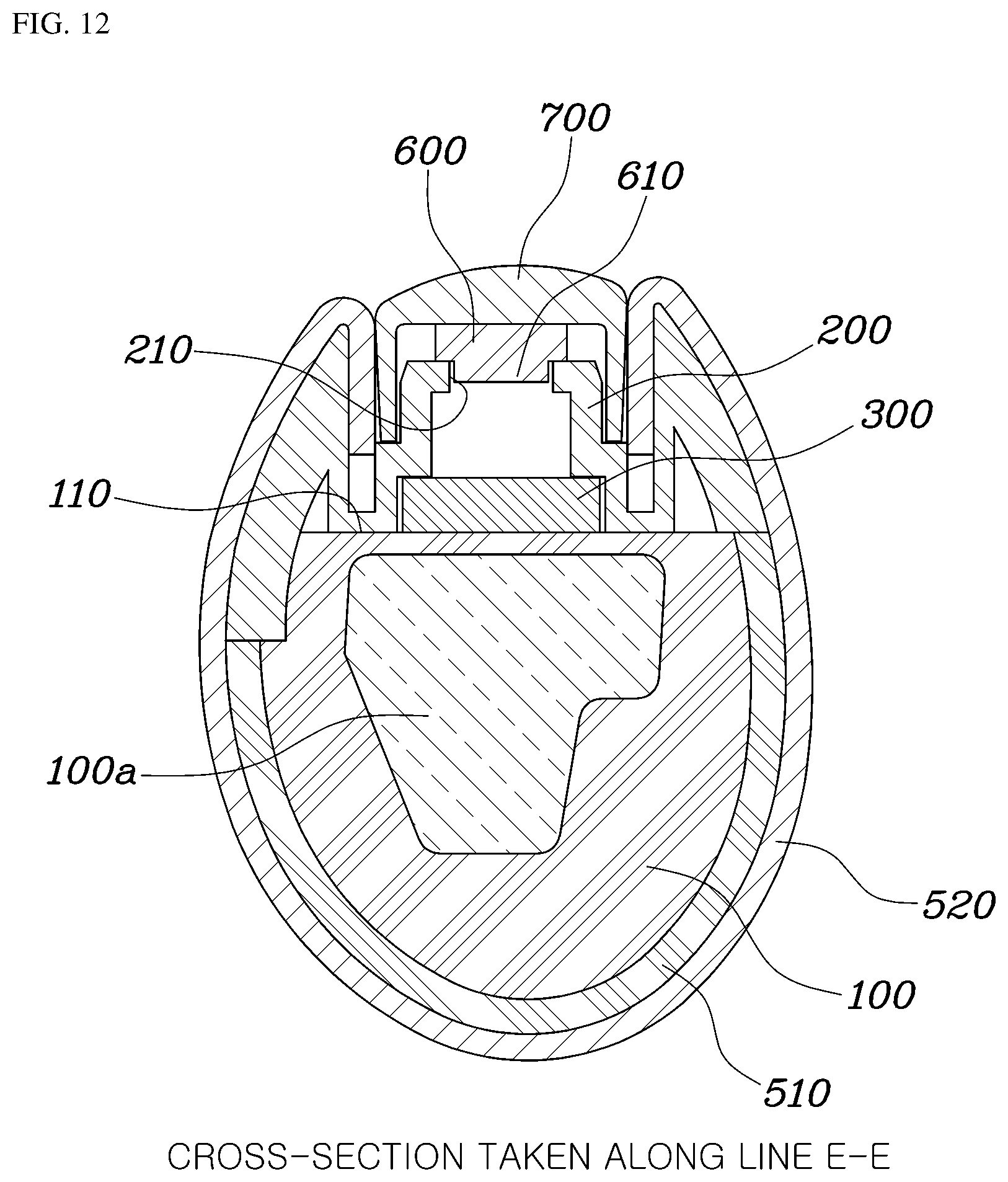 Patent US12319199 Figure 12 – Lighting device of steering wheel and assembling method thereof