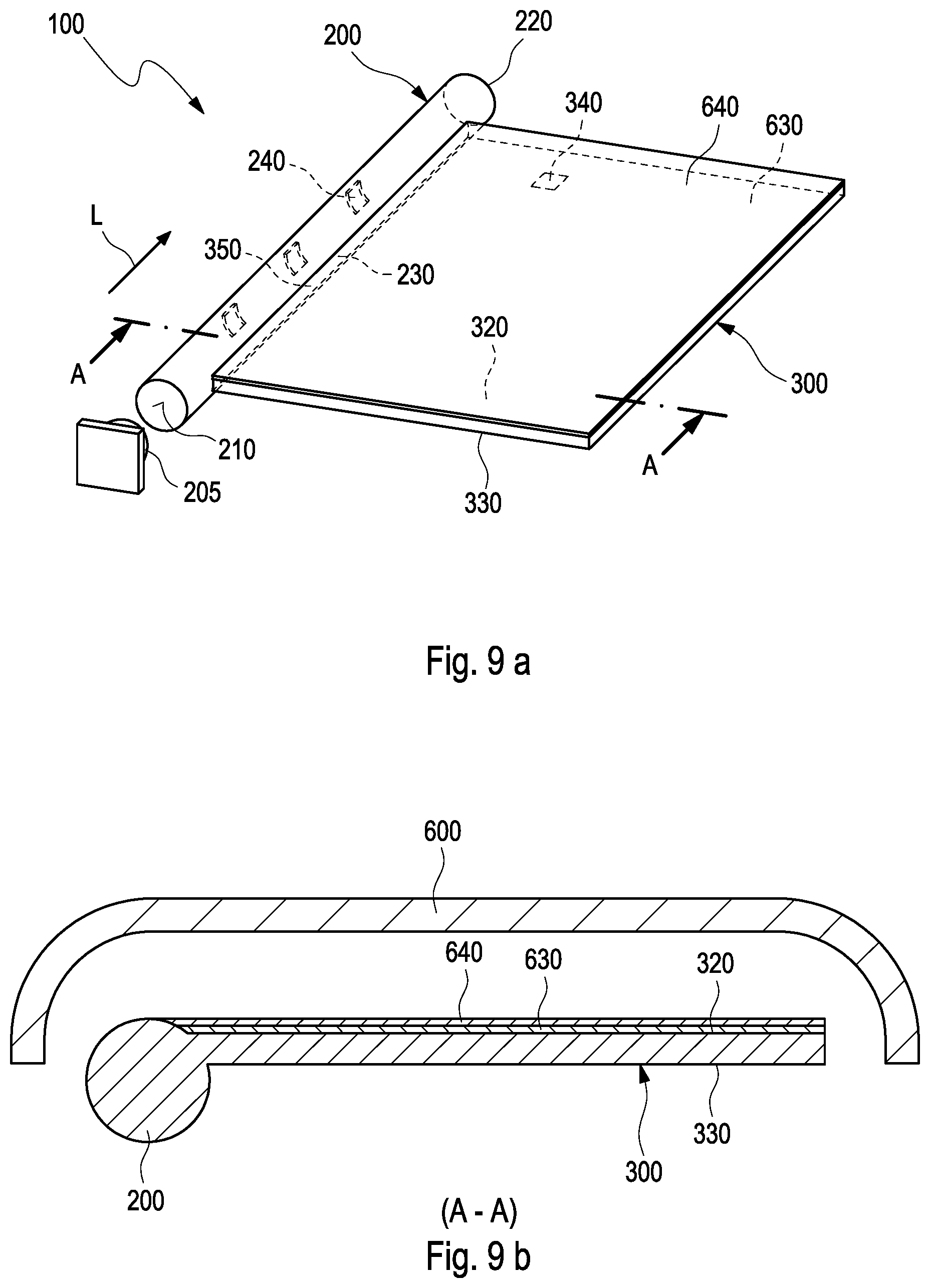 Patent US12319200 Figure 11 – Lighting device for a vehicle interior, method for producing same, and interior fitting part comprising such a lighting device