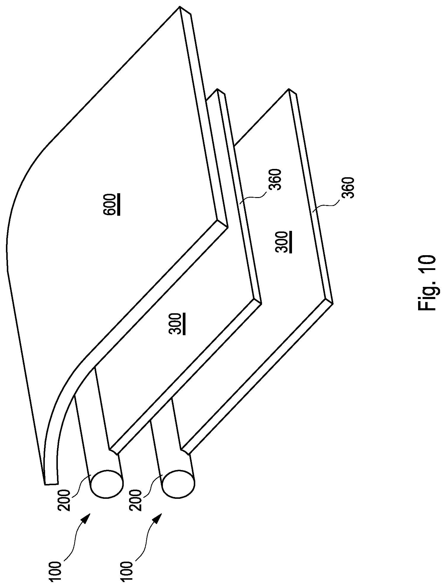 Patent US12319200 Figure 12 – Lighting device for a vehicle interior, method for producing same, and interior fitting part comprising such a lighting device
