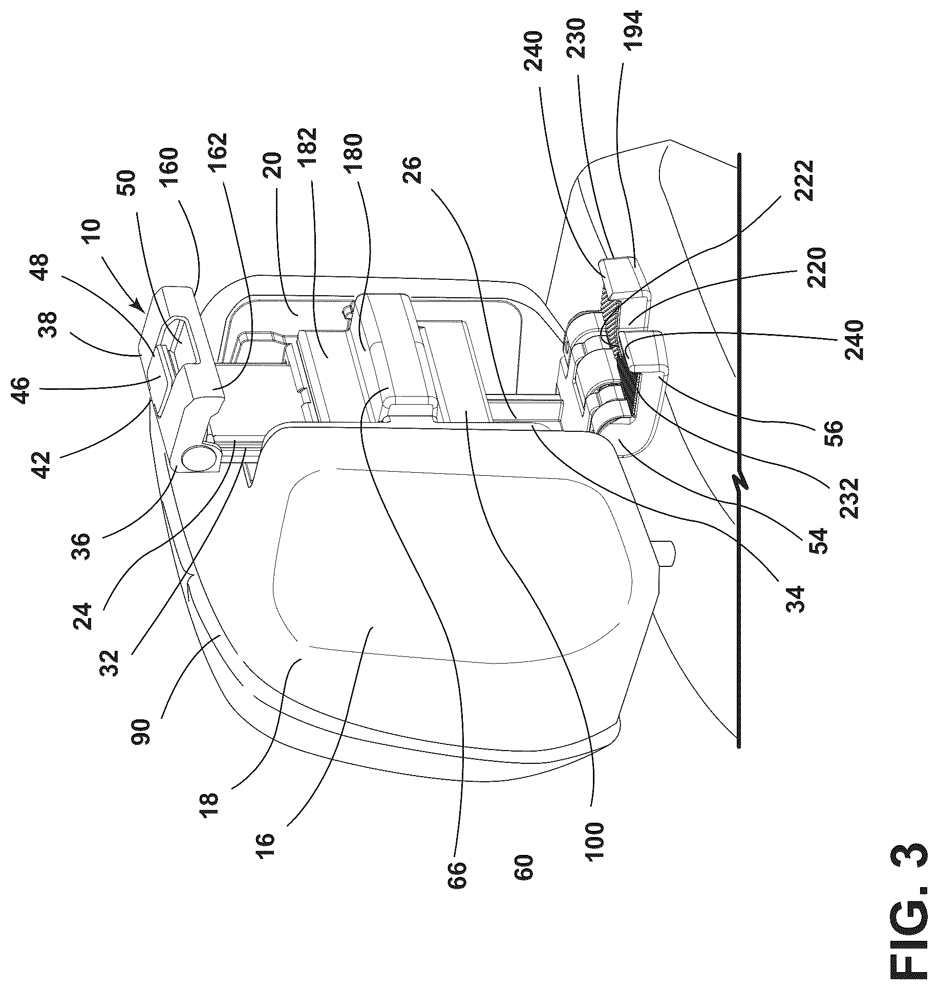 Patent US12319204 Figure 3 – Personal device holder
