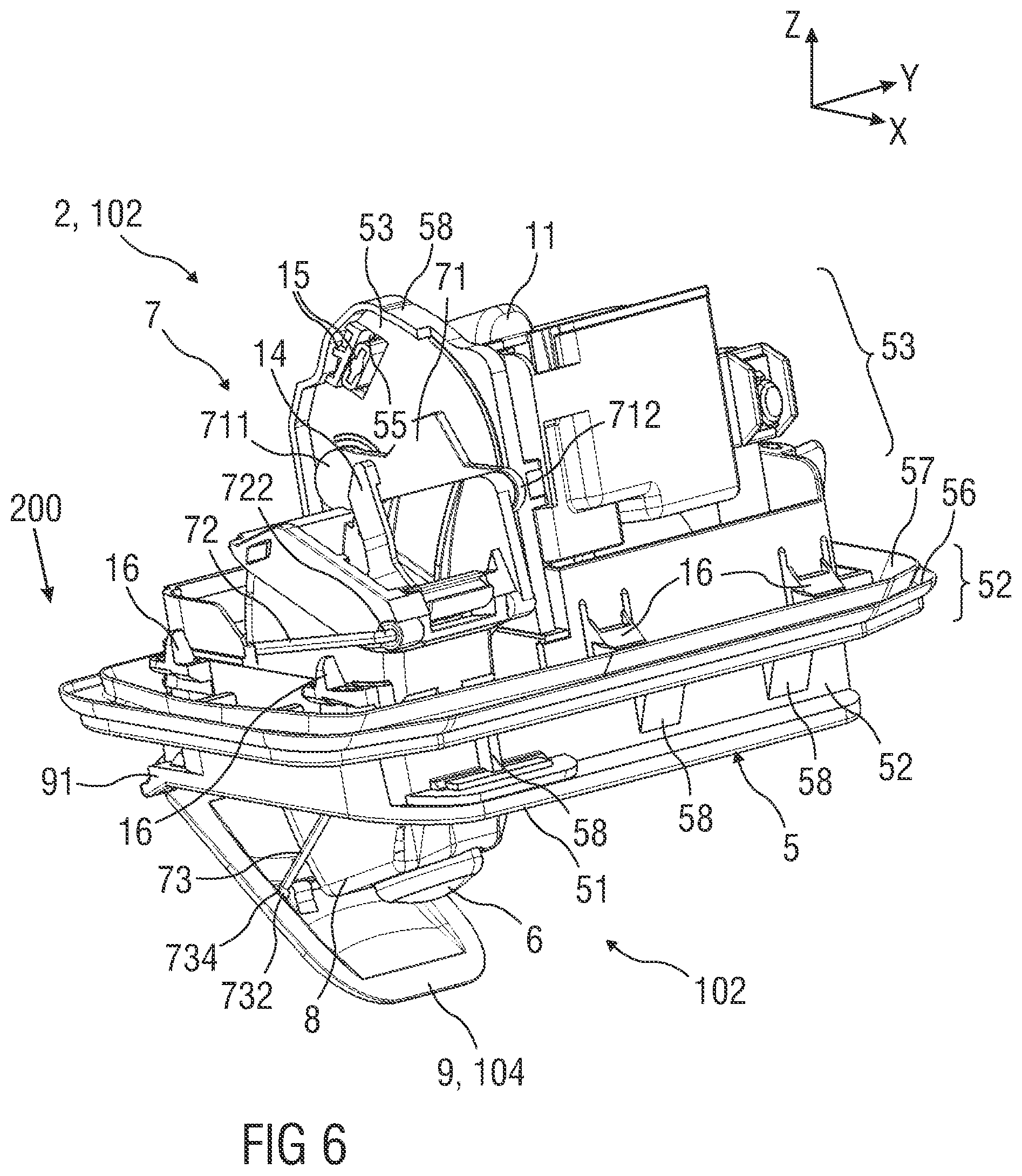Patent US12319205 Figure 6 – Device for a vehicle and vehicle