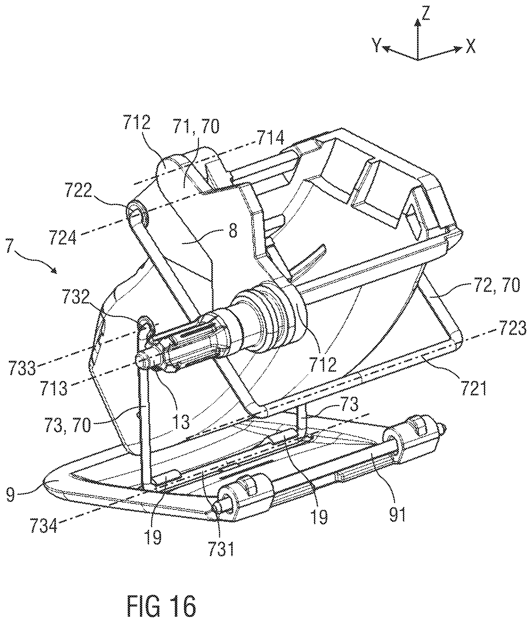 Patent US12319205 Figure 16 – Device for a vehicle and vehicle