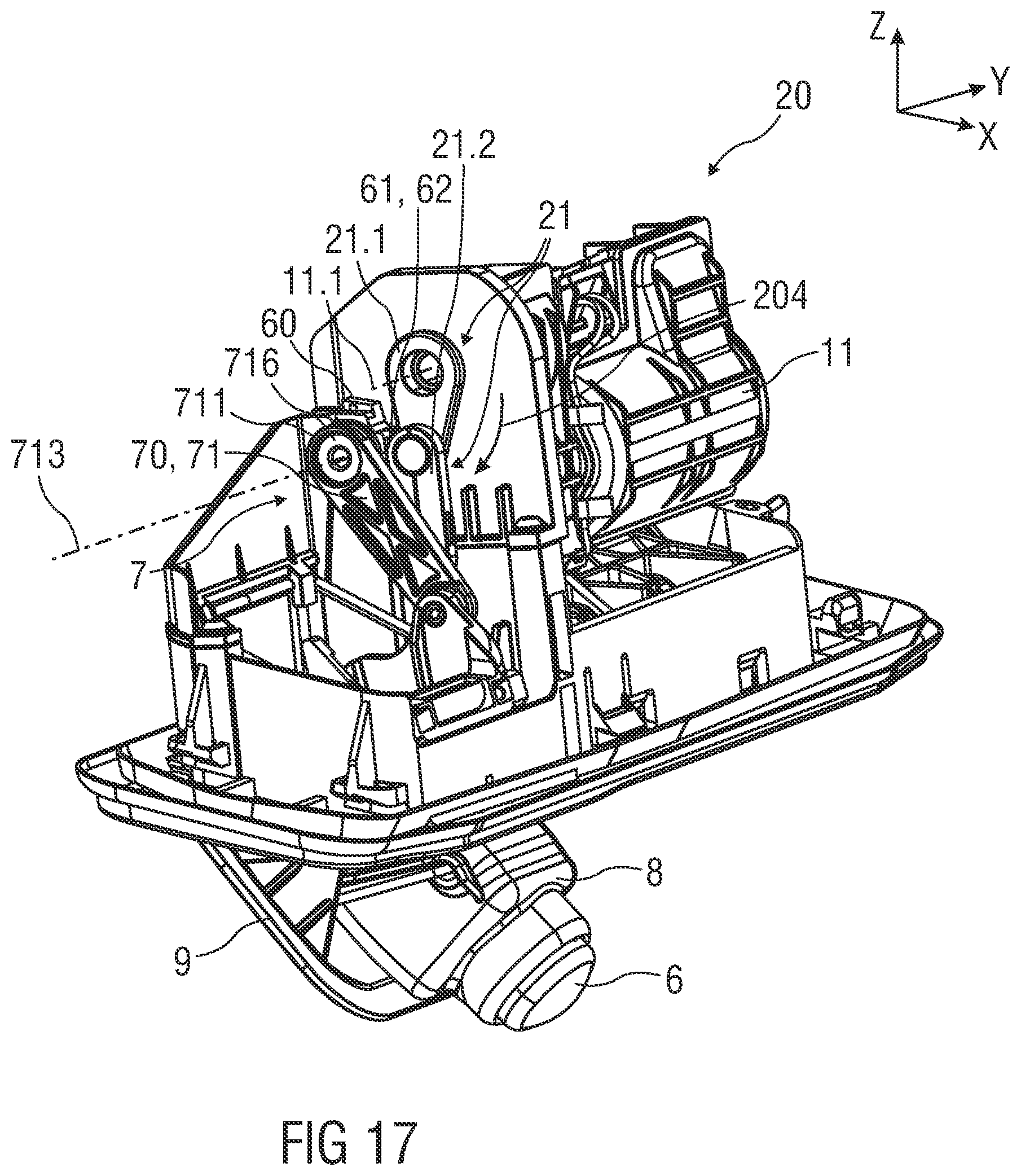 Patent US12319205 Figure 17 – Device for a vehicle and vehicle