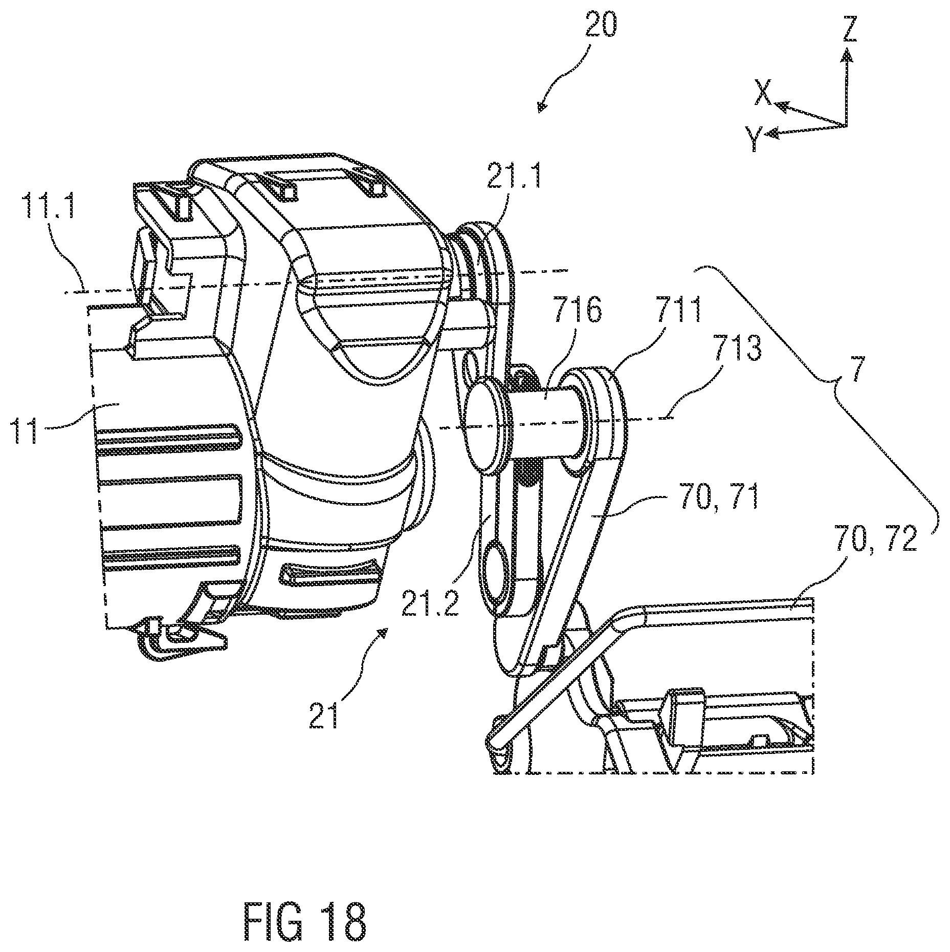 Patent US12319205 Figure 18 – Device for a vehicle and vehicle