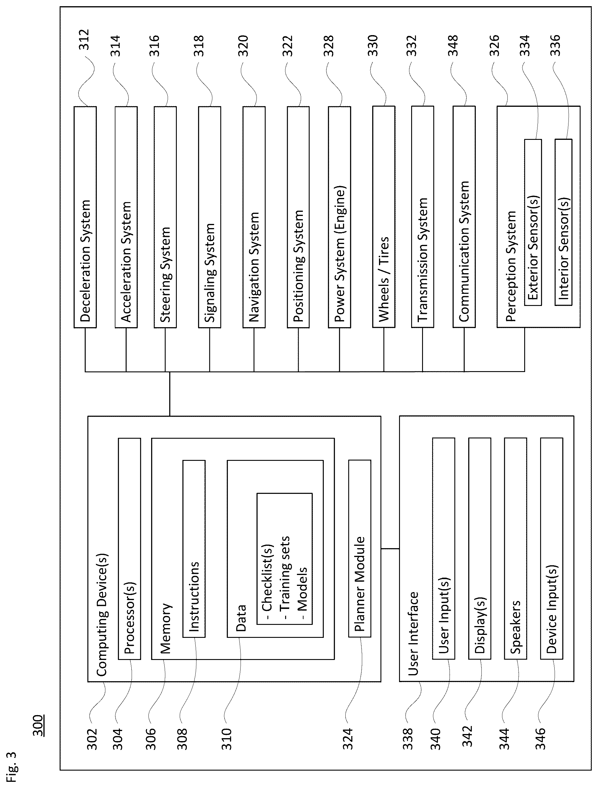 Patent US12319206 Figure 4 – Interior camera system for a self driving car