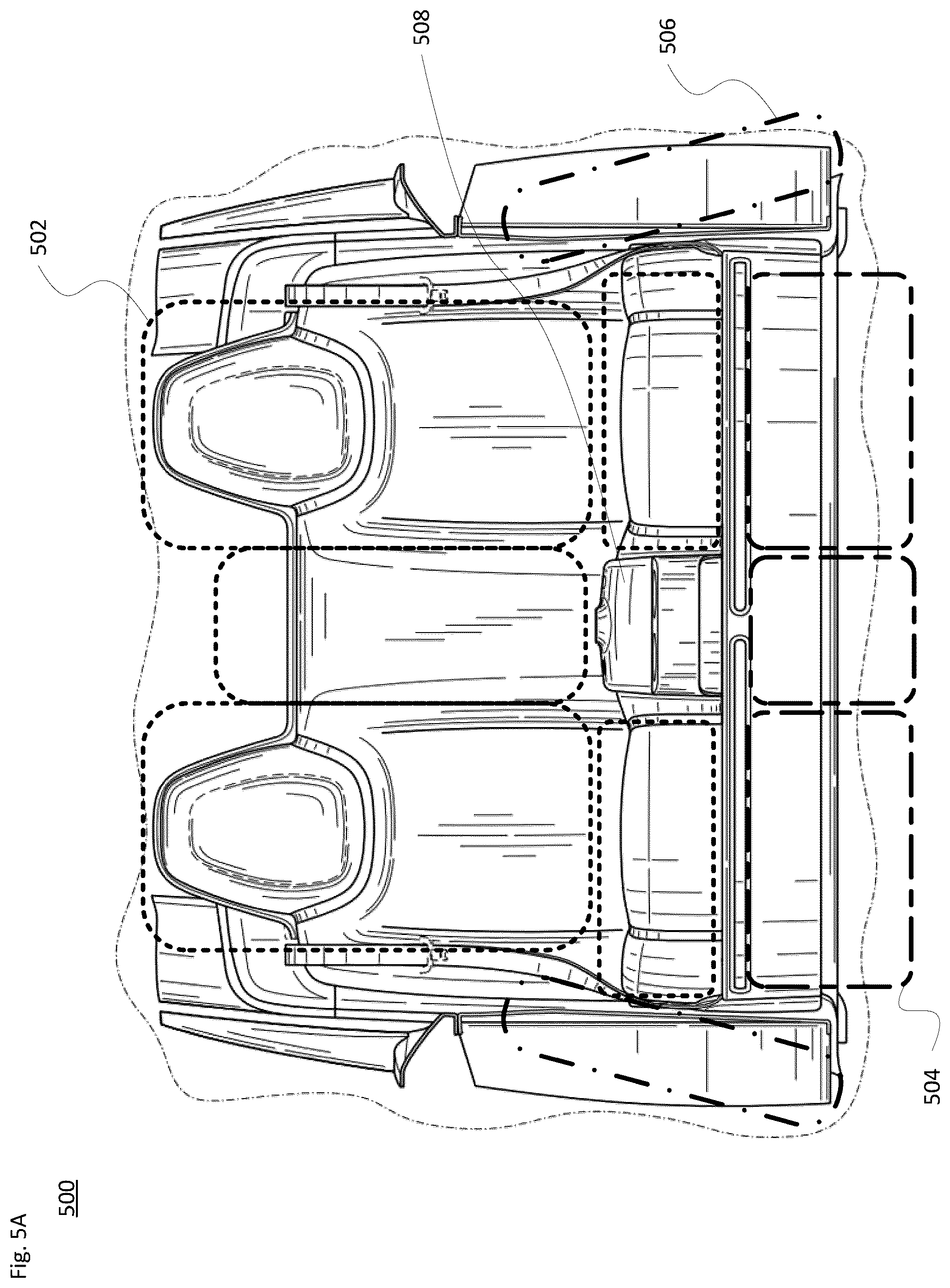 Patent US12319206 Figure 7 – Interior camera system for a self driving car