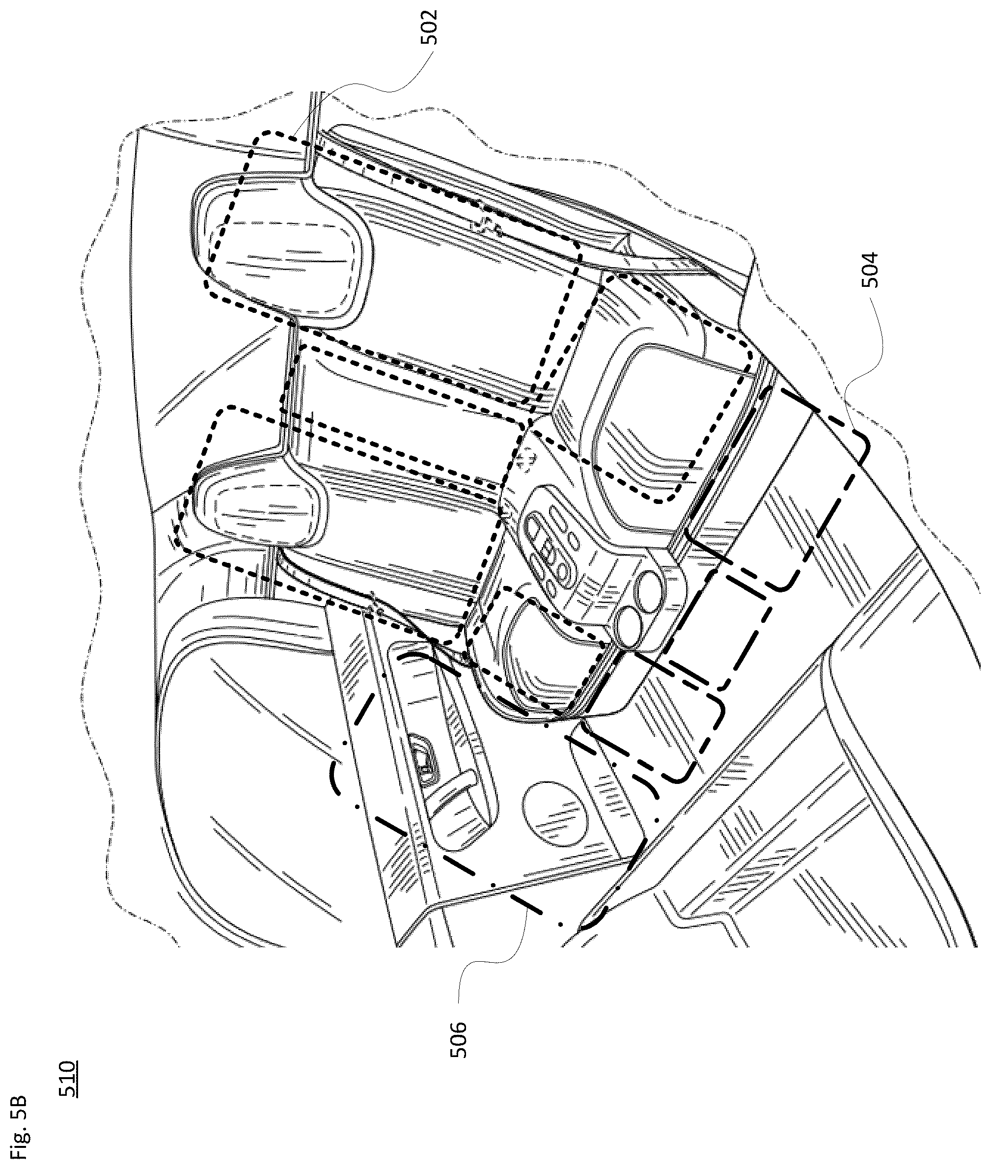 Patent US12319206 Figure 8 – Interior camera system for a self driving car