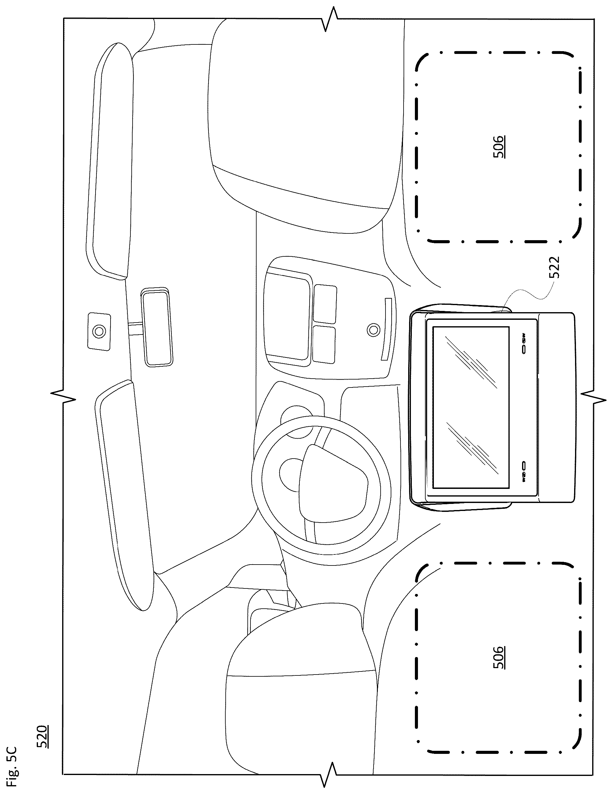 Patent US12319206 Figure 9 – Interior camera system for a self driving car