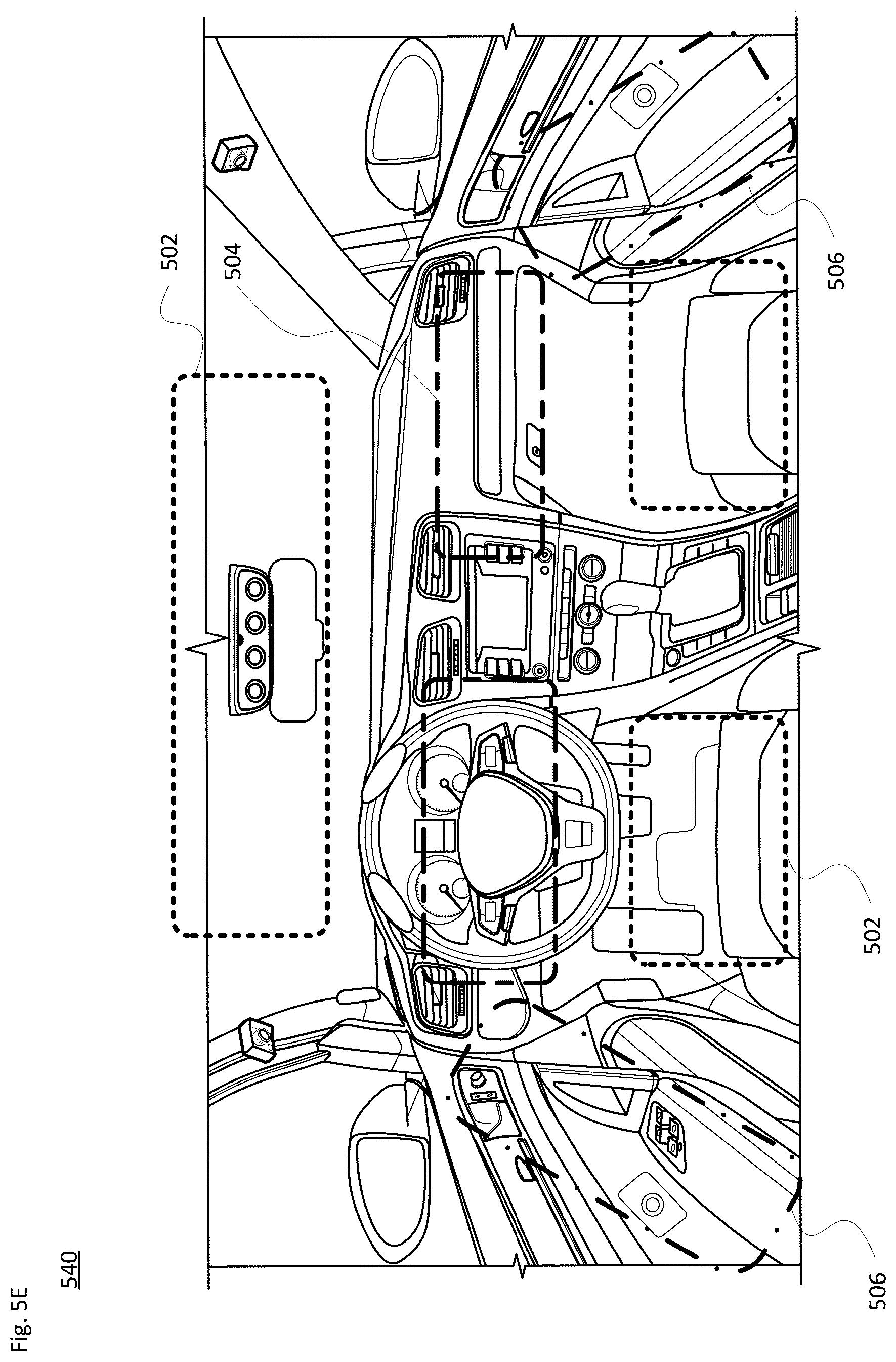 Patent US12319206 Figure 11 – Interior camera system for a self driving car