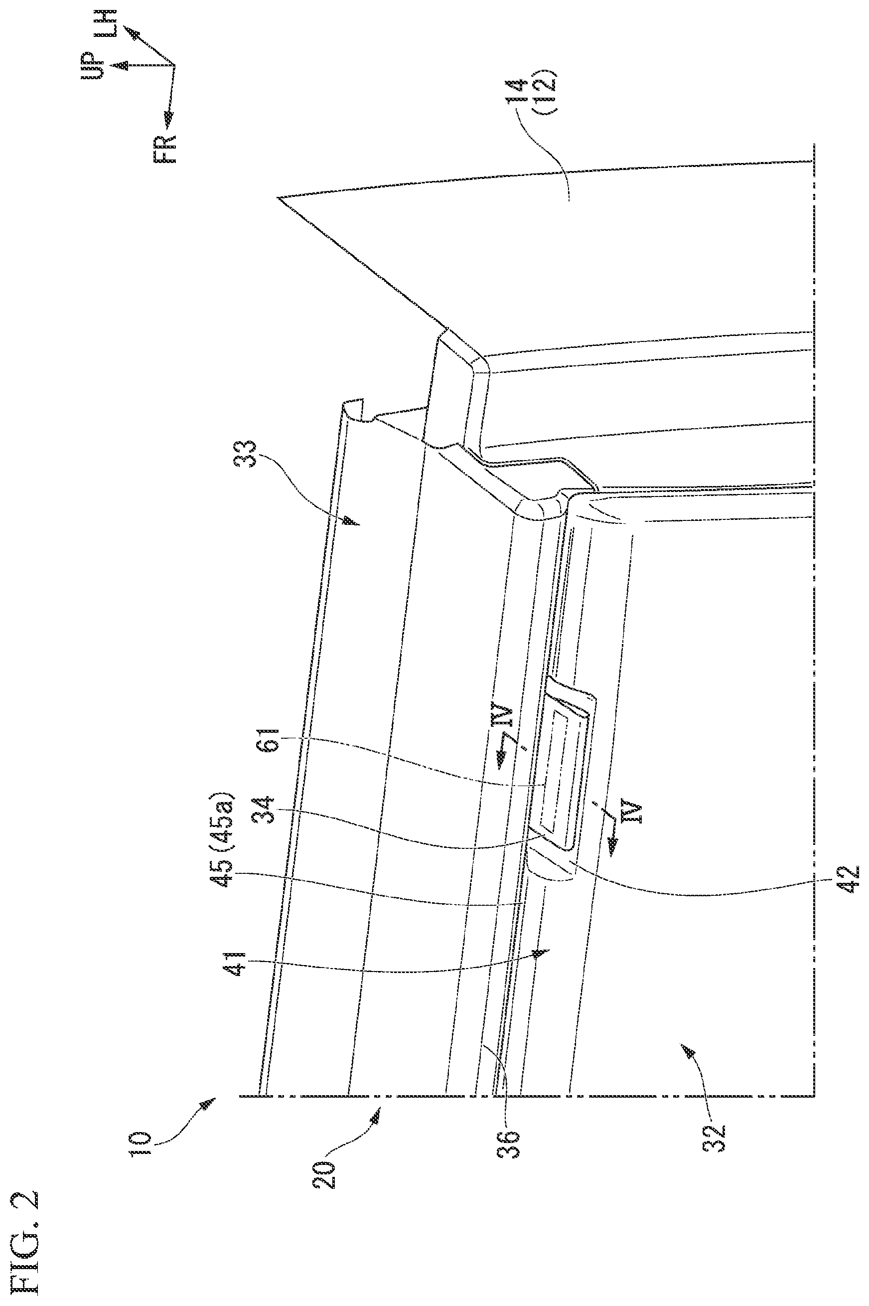 Patent US12319207 Figure 2 – Interior member for vehicle