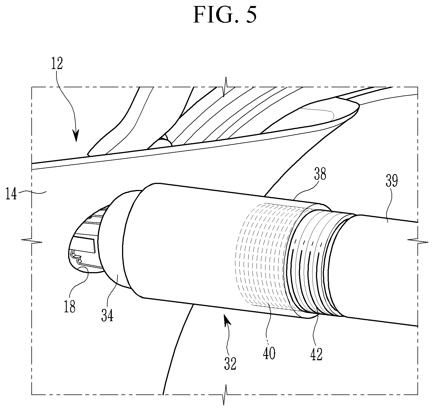 Patent US12319208 Figure 5 – Removable vehicle partition