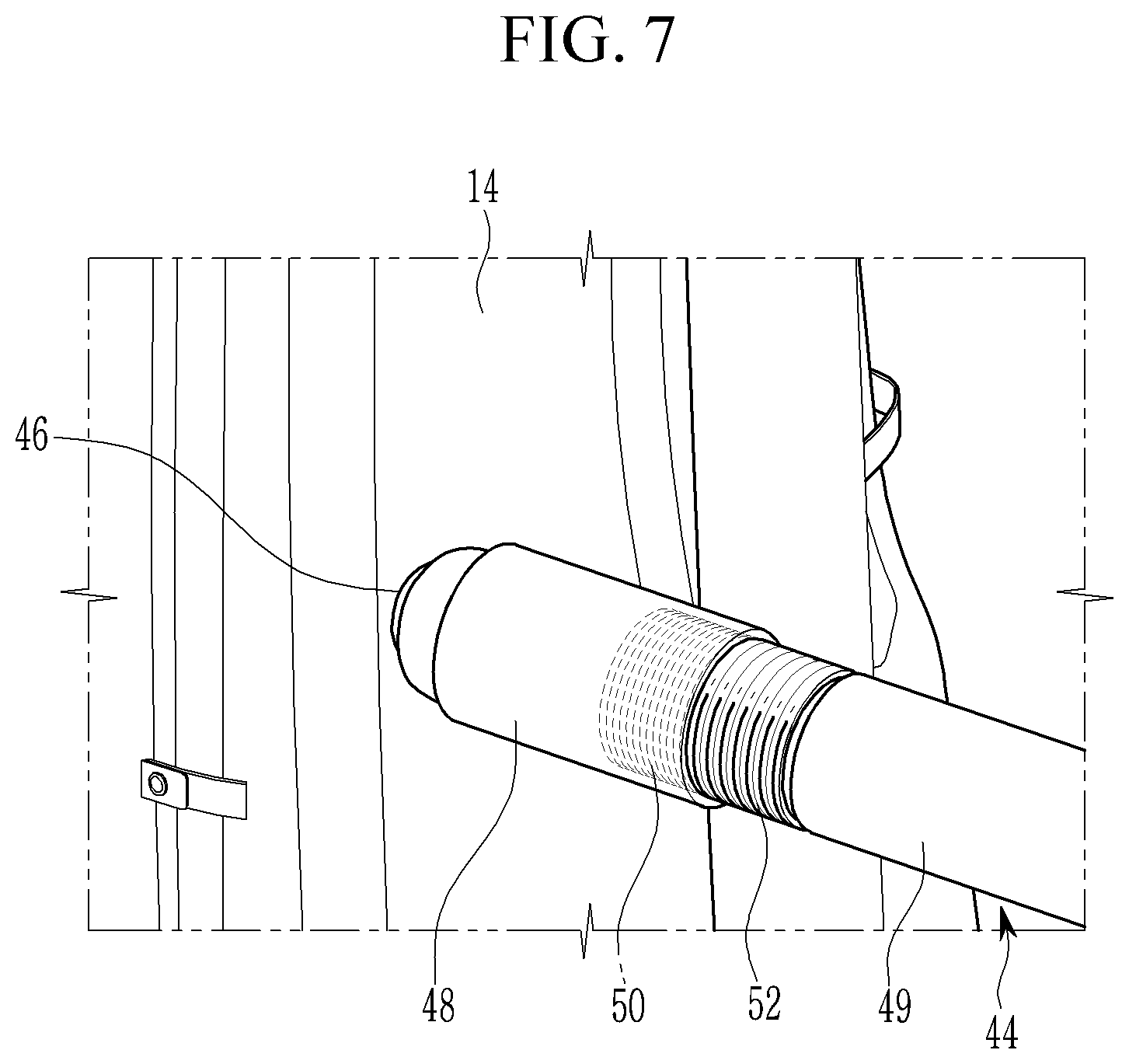 Patent US12319208 Figure 7 – Removable vehicle partition