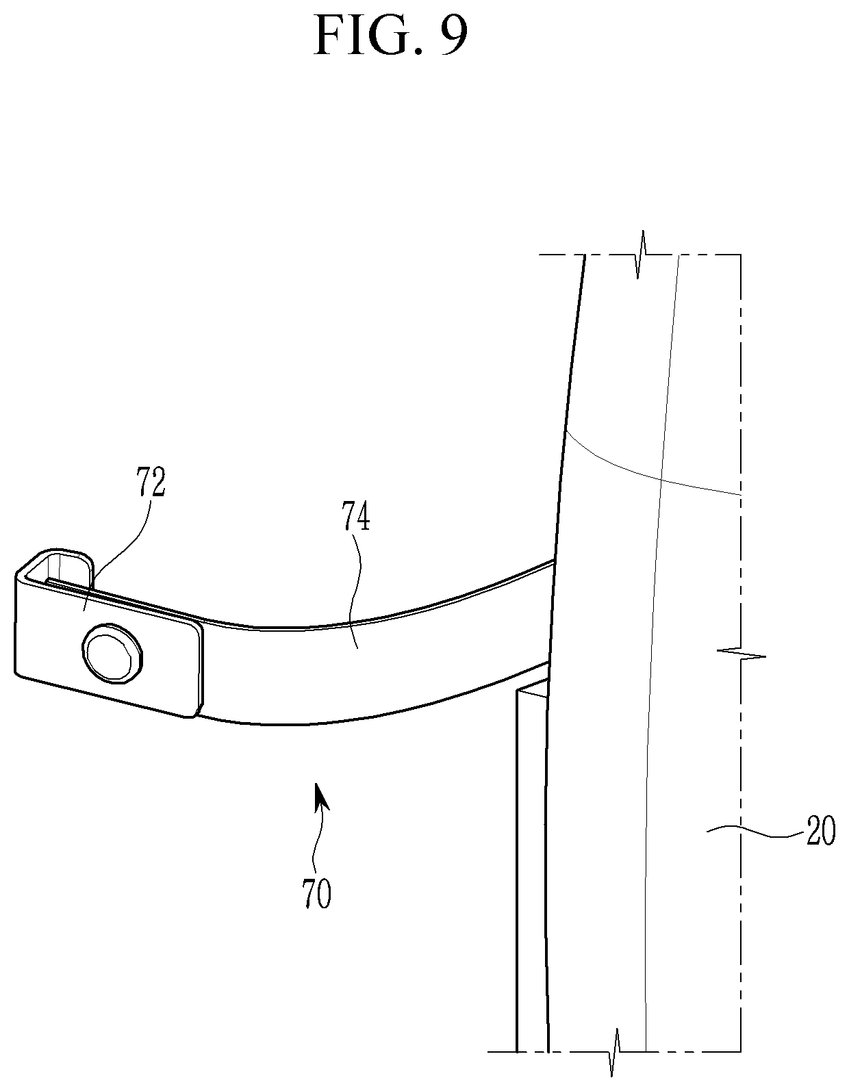 Patent US12319208 Figure 9 – Removable vehicle partition
