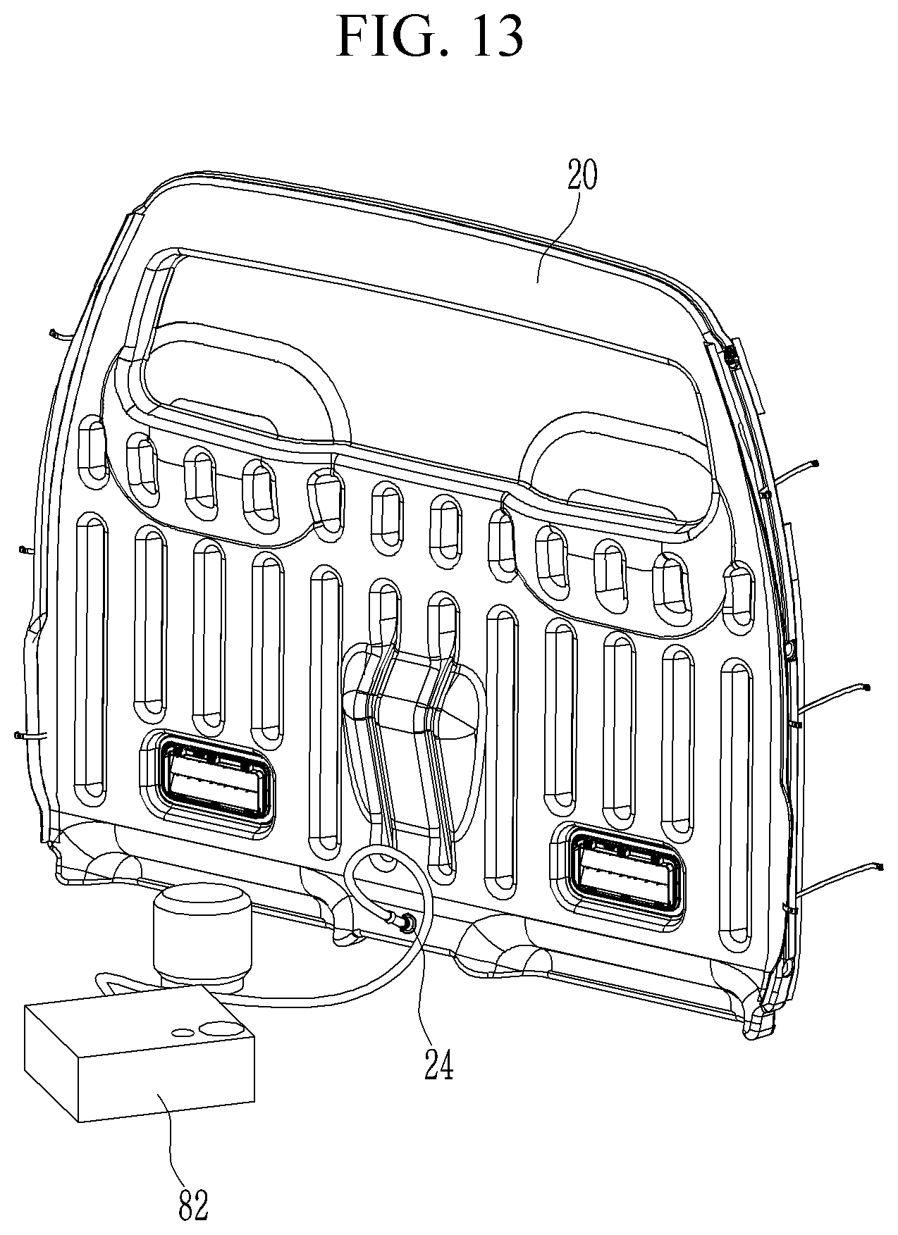 Patent US12319208 Figure 13 – Removable vehicle partition