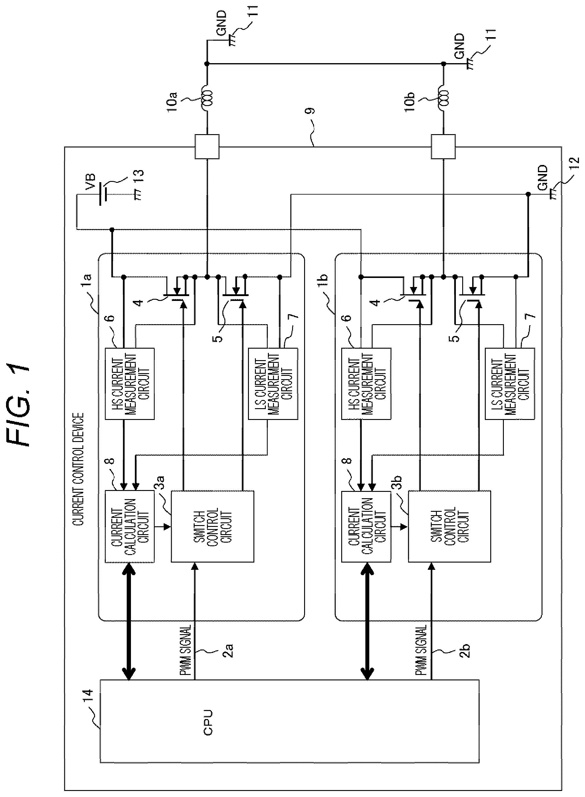 Patent US12319211 — Electronic control device and method for controlling electronic control device — Figure 1