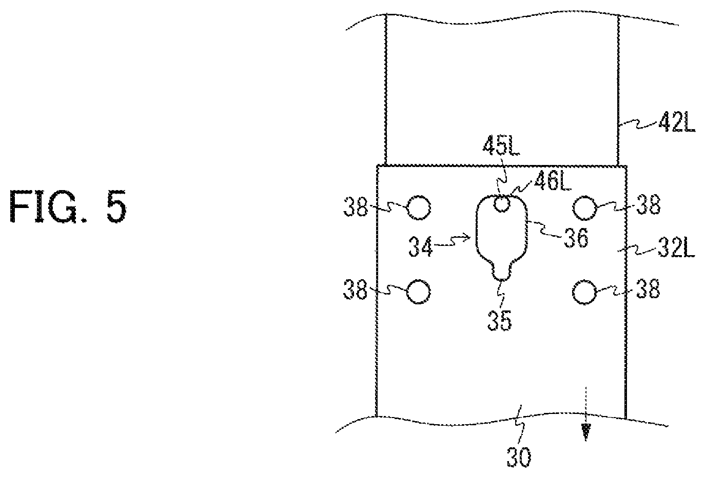 Patent US12319212 Figure 5 – Battery fixing structure