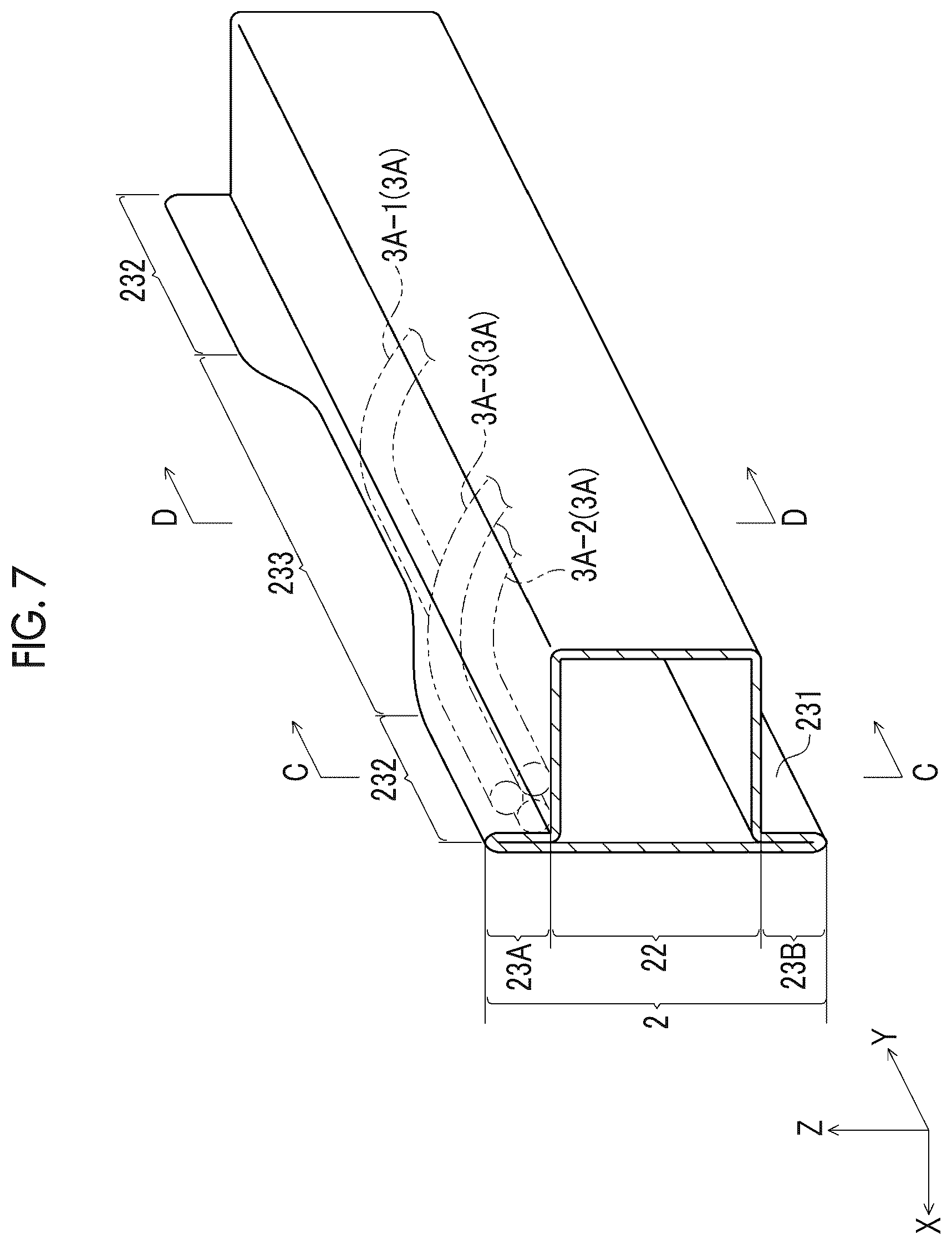 Patent US12319215 Figure 7 – Vehicle structure