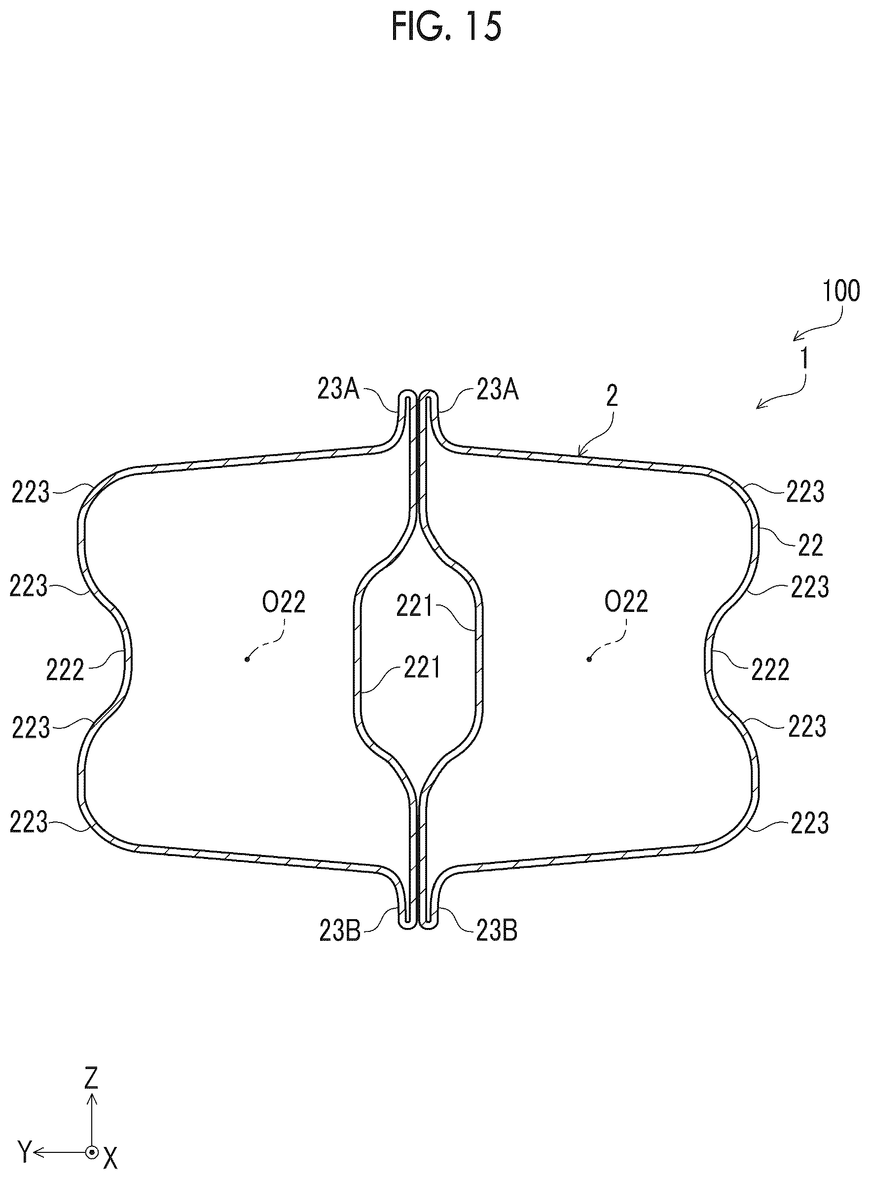 Patent US12319215 Figure 15 – Vehicle structure