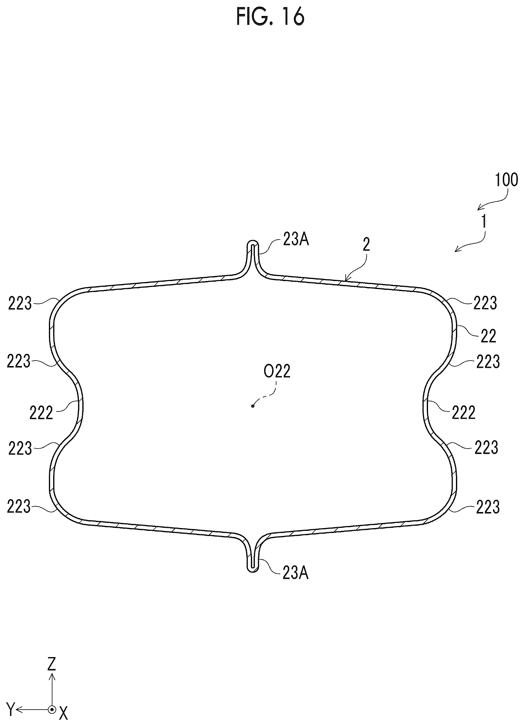 Patent US12319215 Figure 16 – Vehicle structure