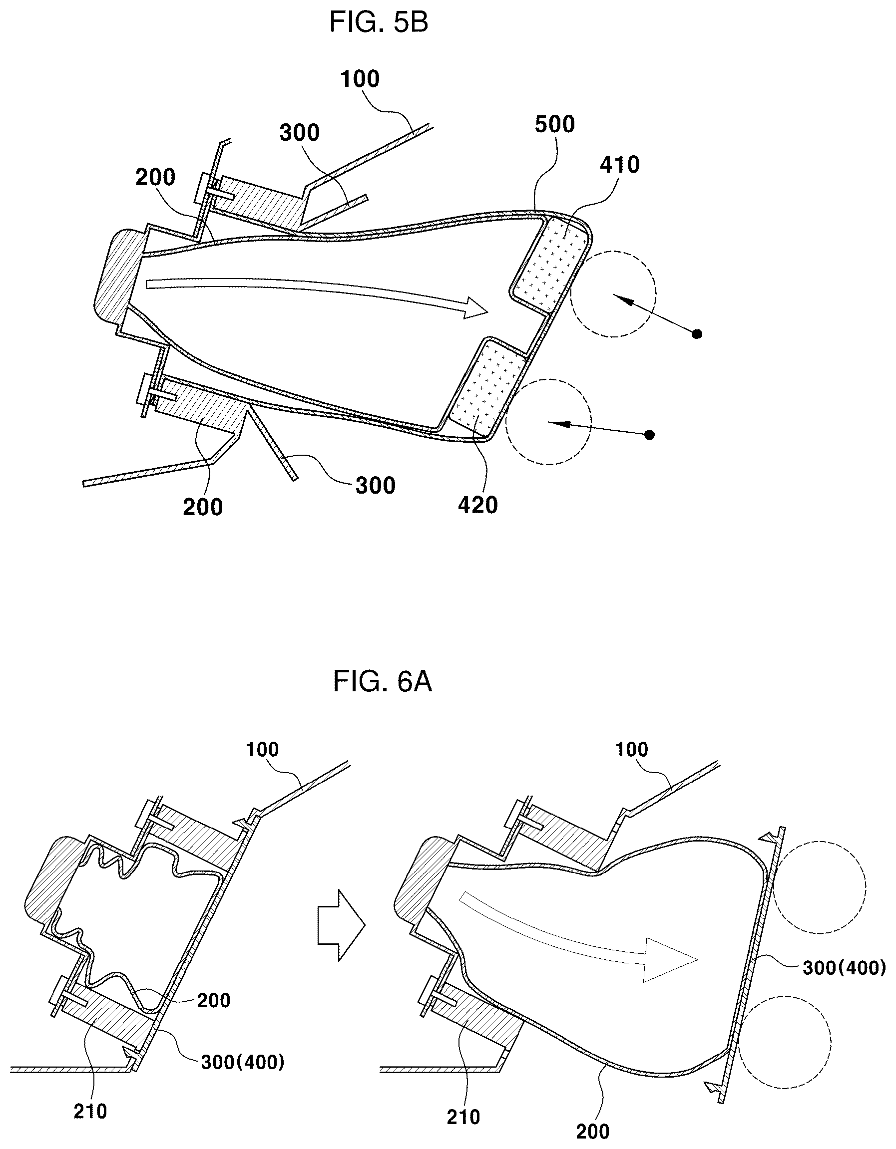 Patent US12319219 Figure 7 – Apparatus for knee airbag