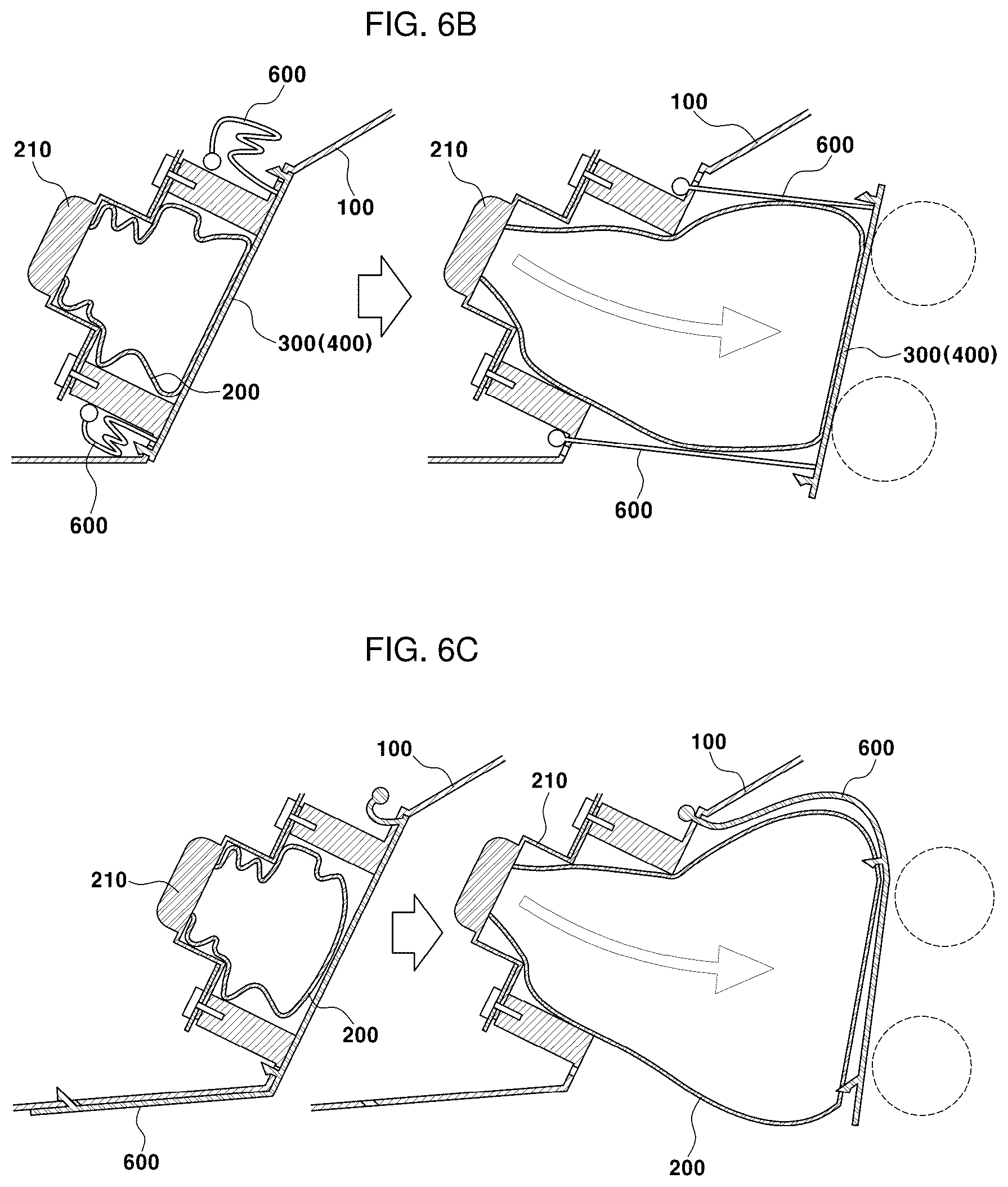 Patent US12319219 Figure 8 – Apparatus for knee airbag
