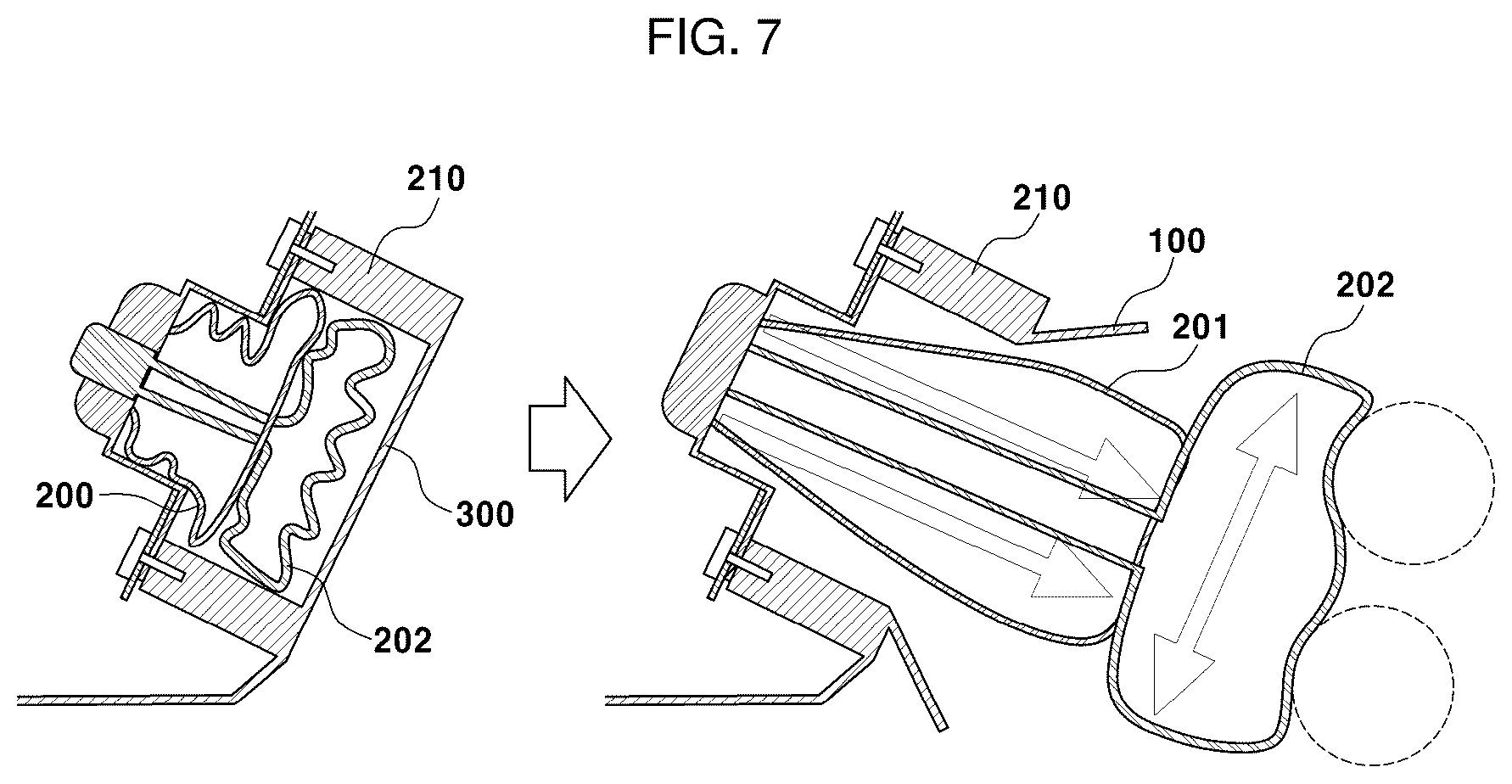 Patent US12319219 Figure 9 – Apparatus for knee airbag