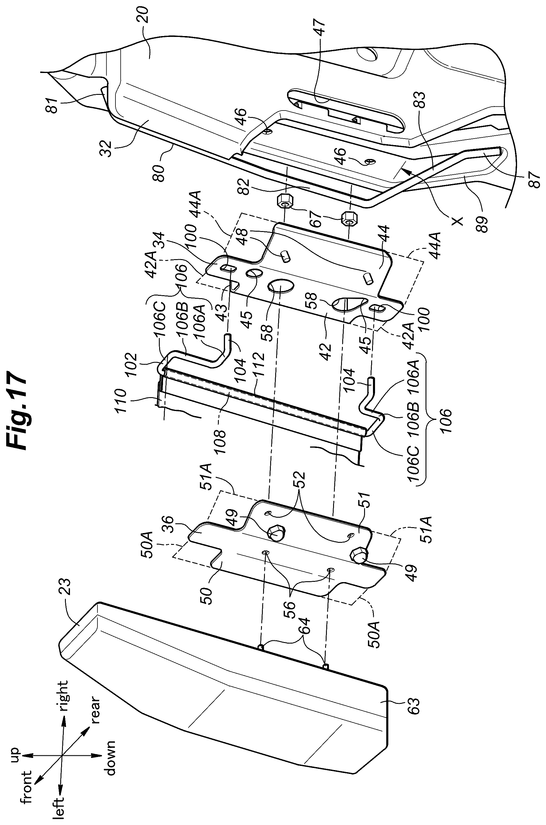 Patent US12319220 Figure 17 – Vehicle seat