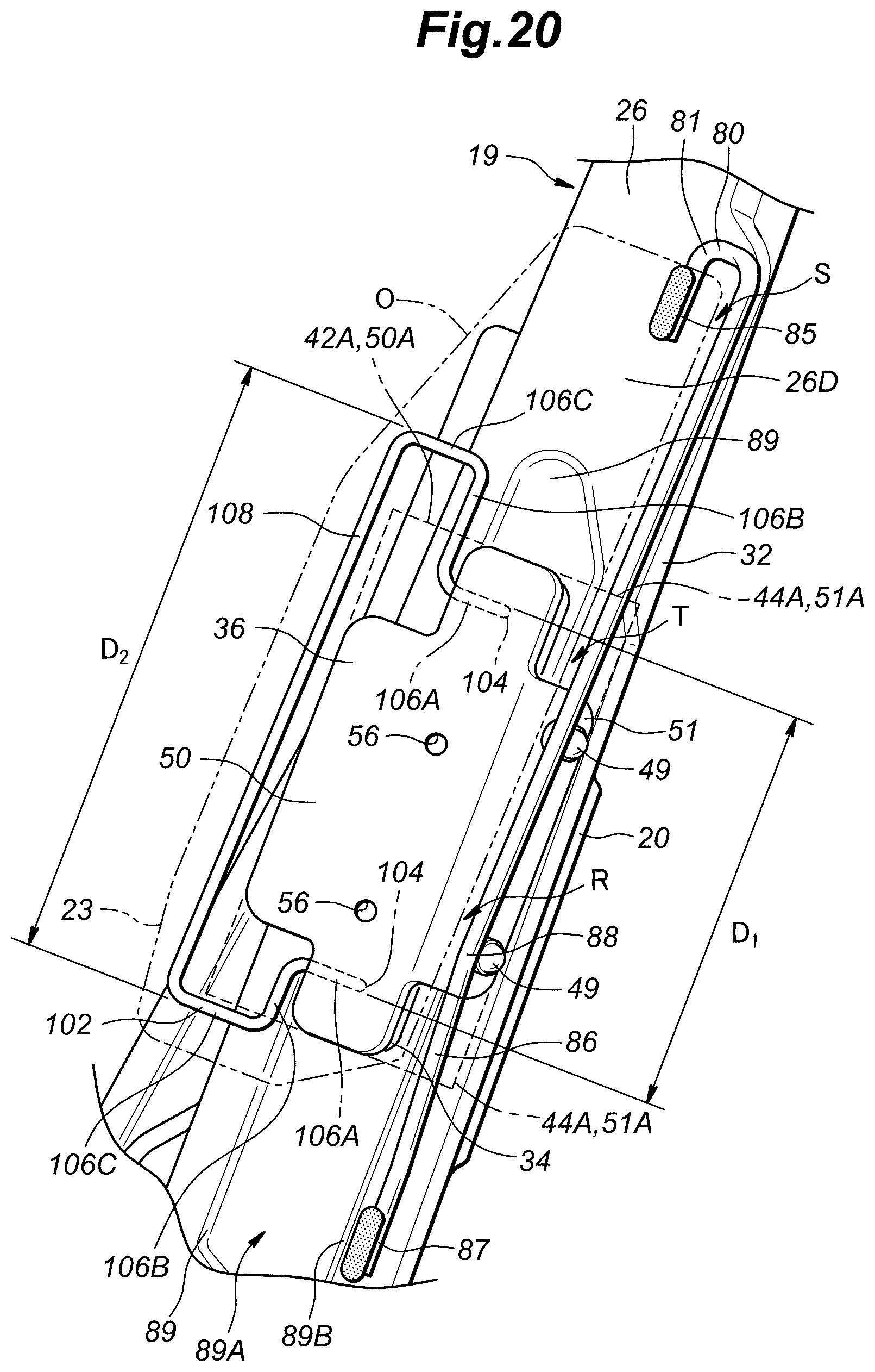 Patent US12319220 Figure 20 – Vehicle seat