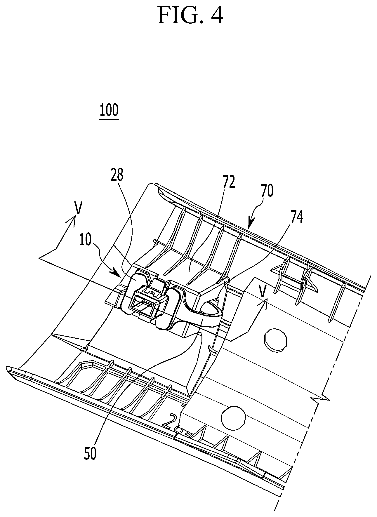 Patent US12319221 Figure 4 – Tether clip, pillar structure provided with the same, and assembly method thereof