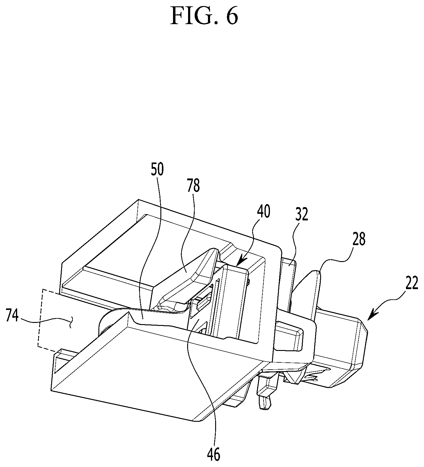Patent US12319221 Figure 6 – Tether clip, pillar structure provided with the same, and assembly method thereof