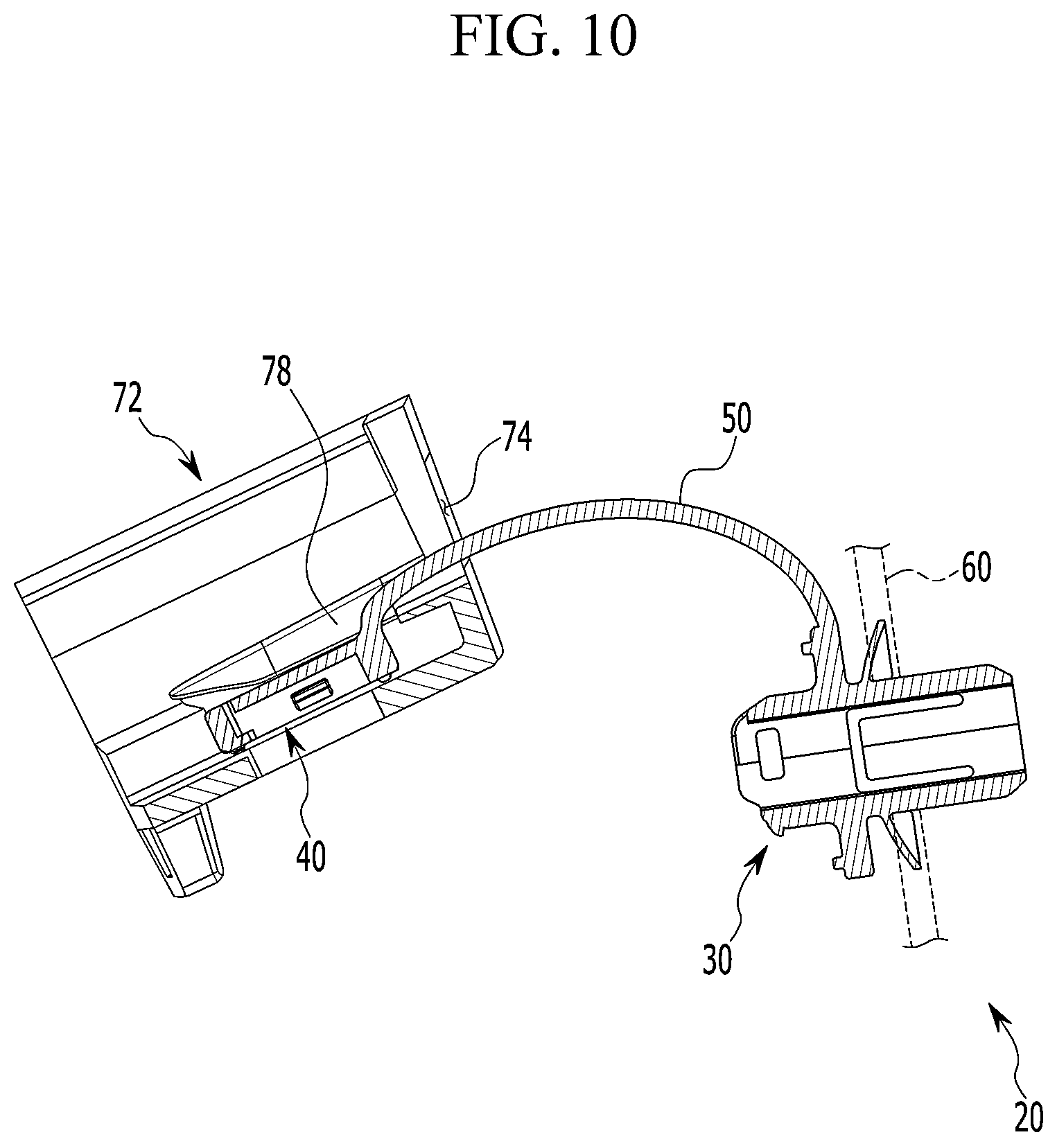 Patent US12319221 Figure 10 – Tether clip, pillar structure provided with the same, and assembly method thereof