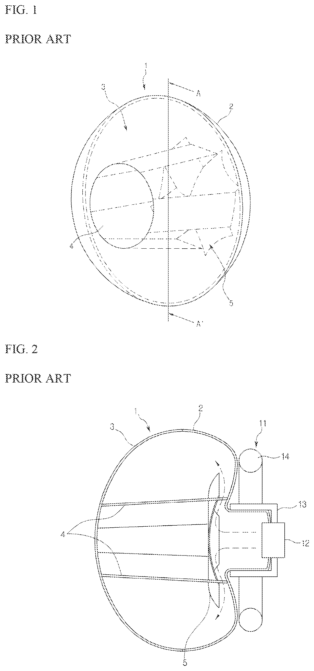 Patent US12319223 Figure 1 – Driver seat airbag device for vehicle and method for manufacturing same