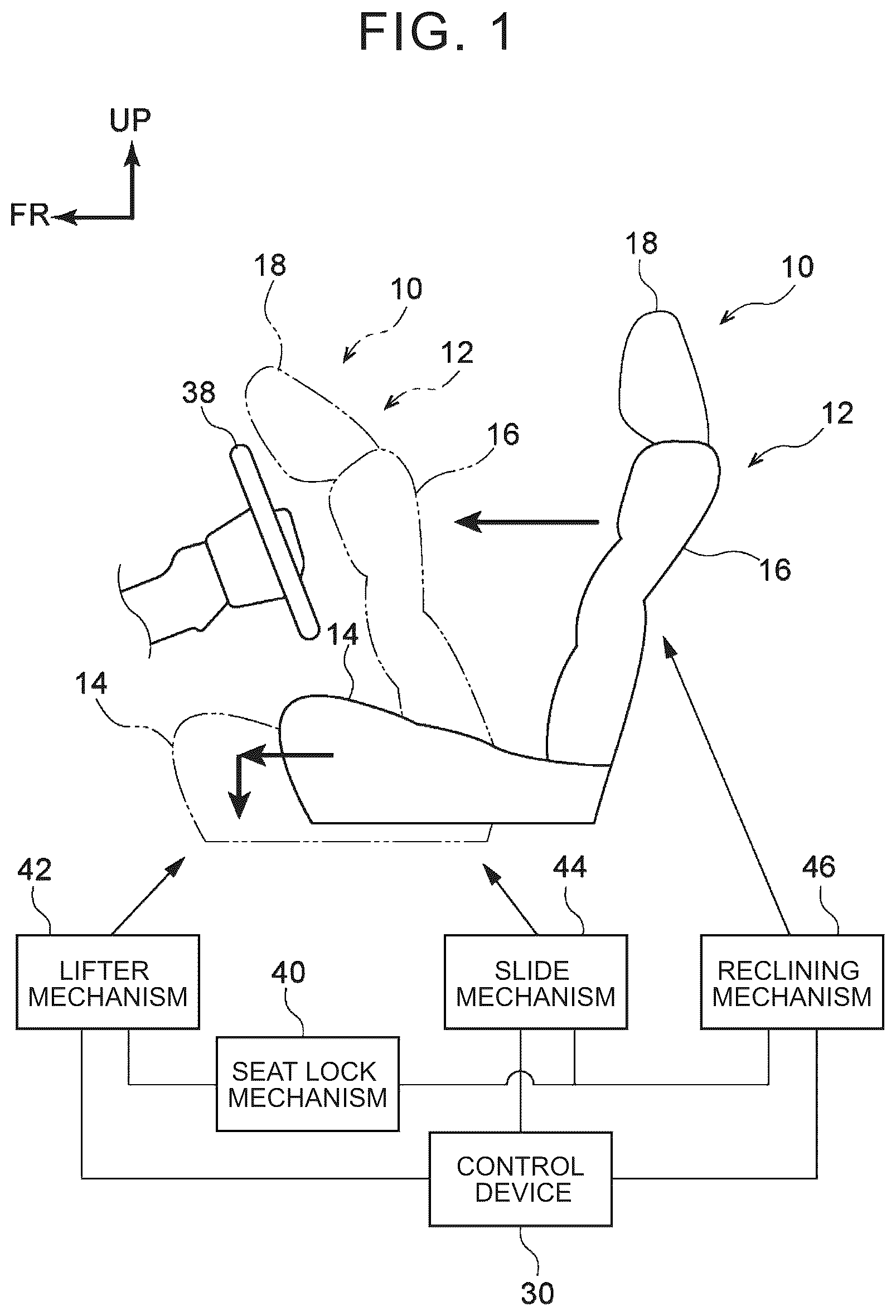 Patent US12319228 Figure 1 – Automobile antitheft device